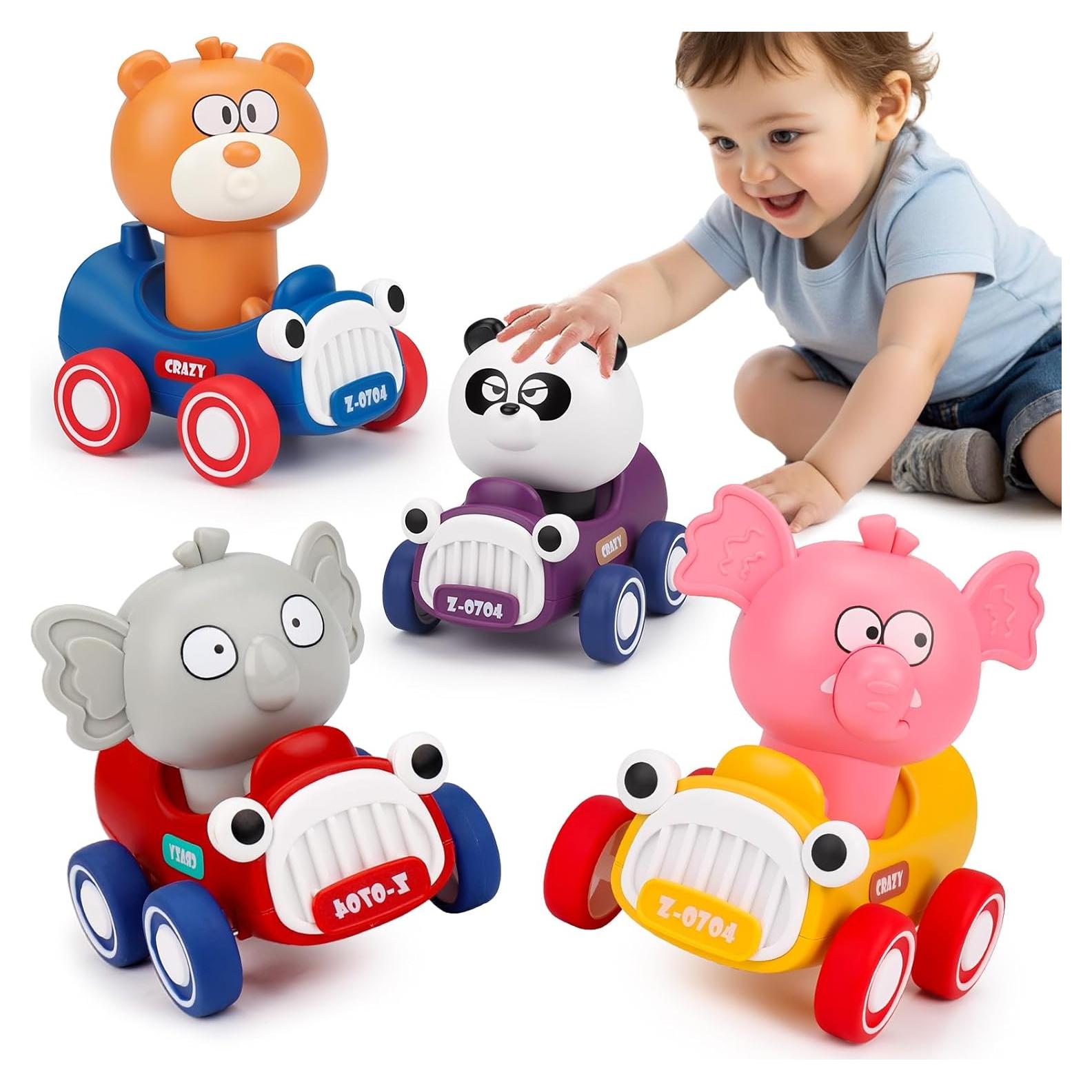 Coches de Juguete Animales AugToy para Niños 1-3 Años