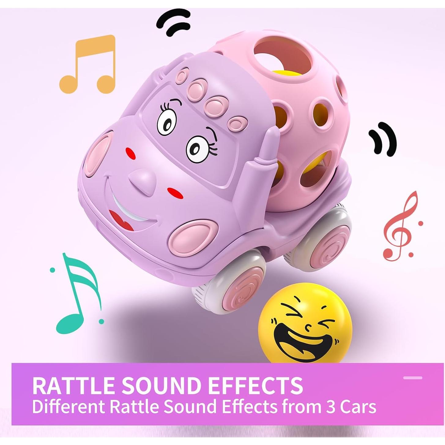 Set de 3 Coches de Juguete xFFFun para Niñas 3-6 Años