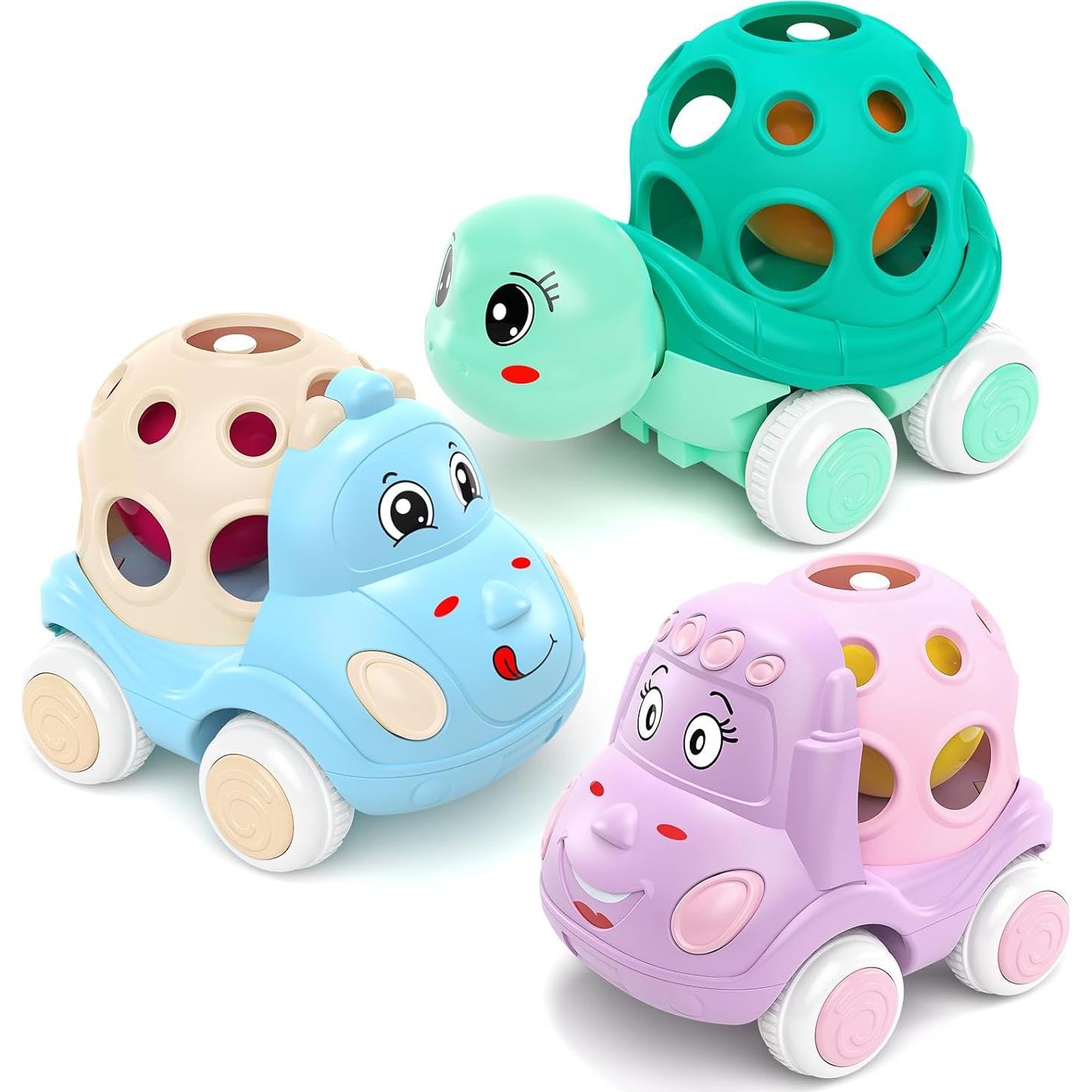 Set de 3 Coches de Juguete xFFFun para Niñas 3-6 Años