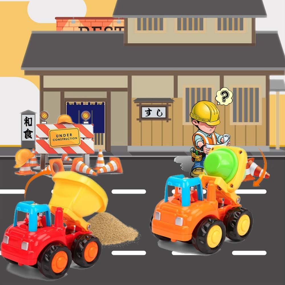 Set de Juguetes de Construcción Huile - Camiones Fricción para Bebés