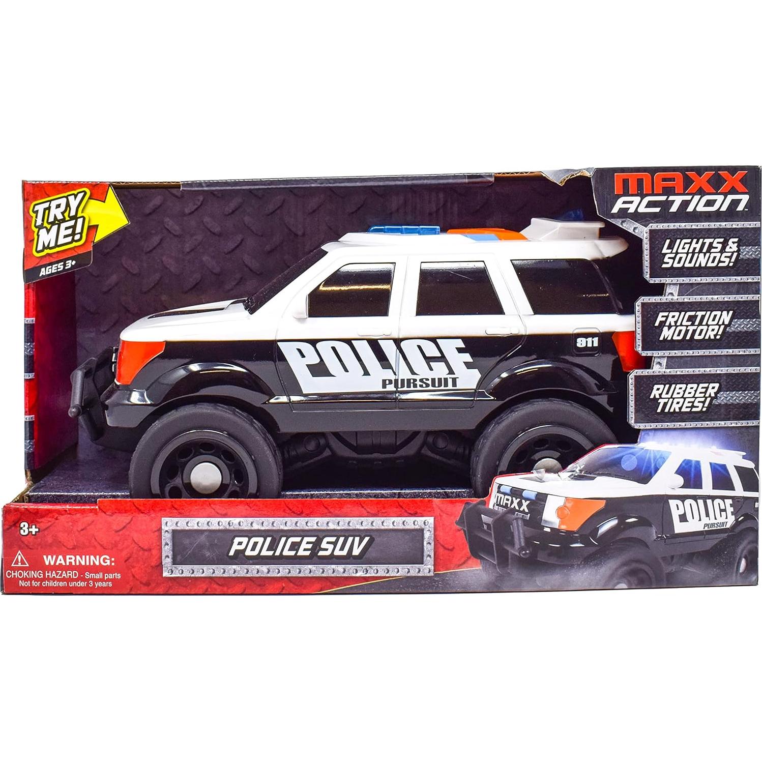 Coche de Policía Motorizado Maxx Action Sunny Days 30.48 cm