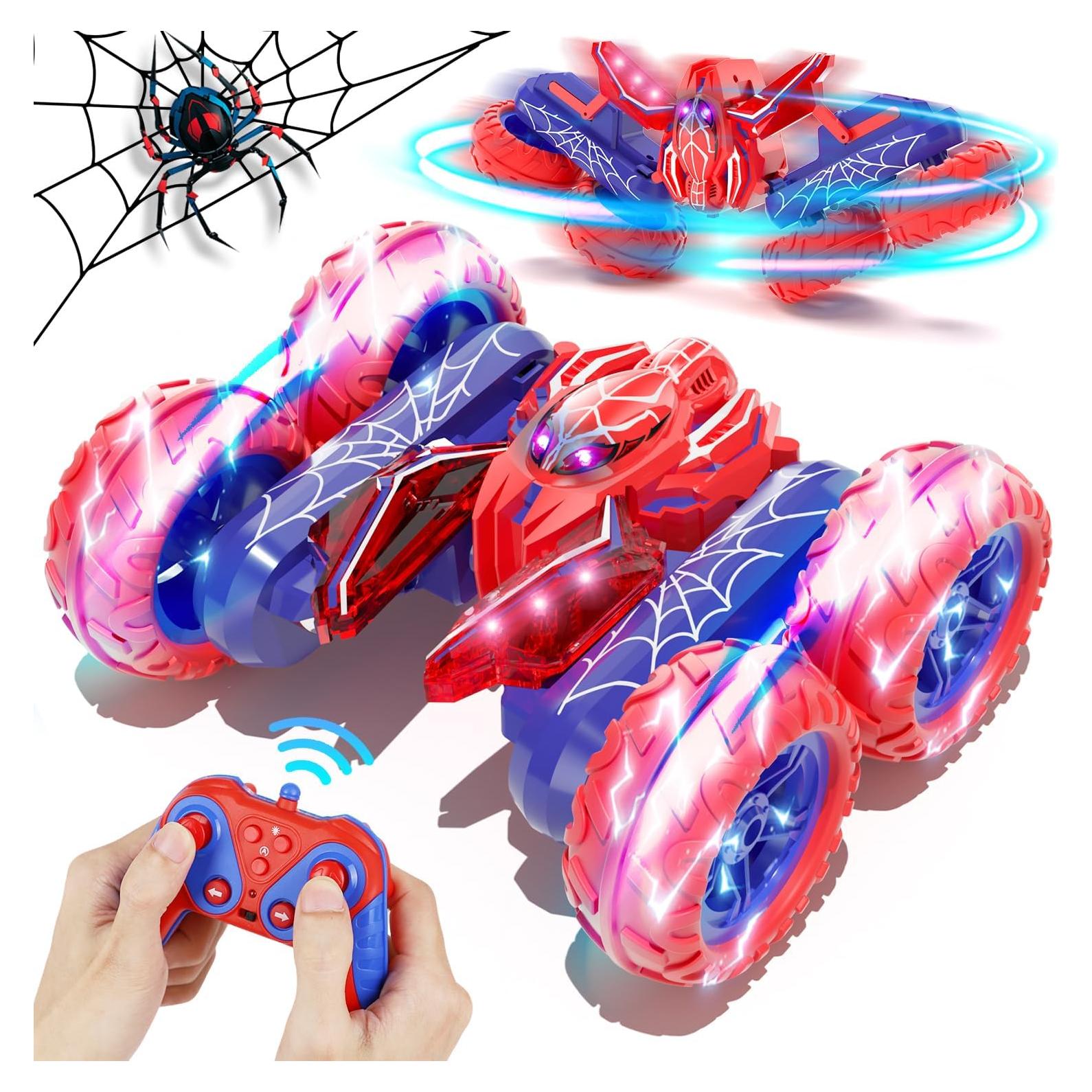 Coche Acrobático RC Shantoushi 360° con Luces LED y 2 Baterías