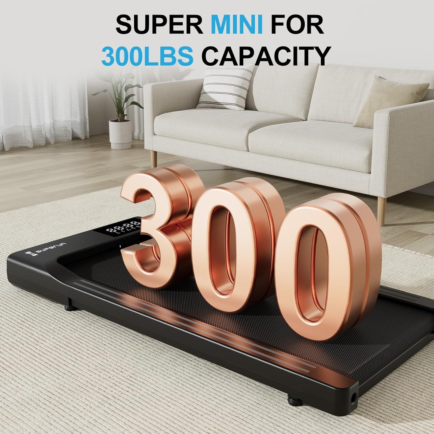 Caminadora Bajo Escritorio SupeRun 2.5 HP Compacta 136 kg