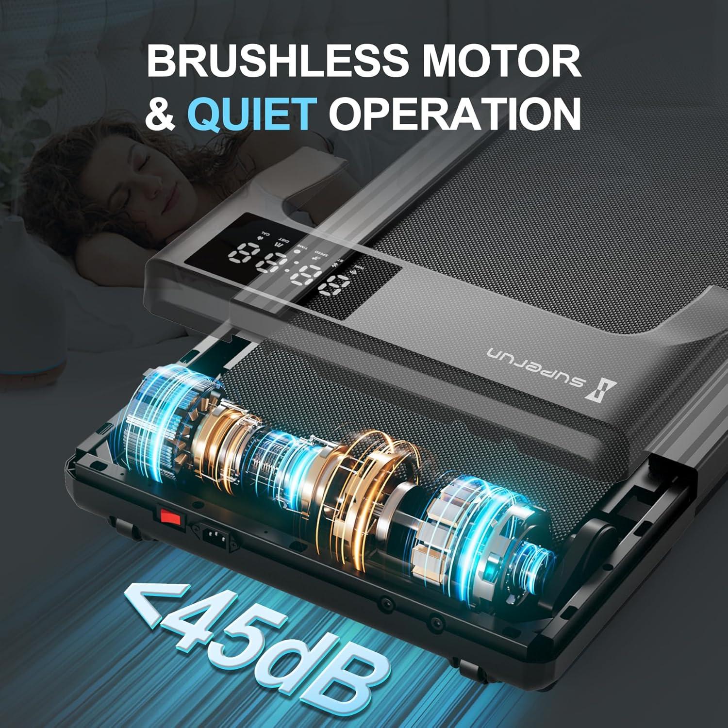 Caminadora Bajo Escritorio SupeRun 2.5 HP Compacta 136 kg