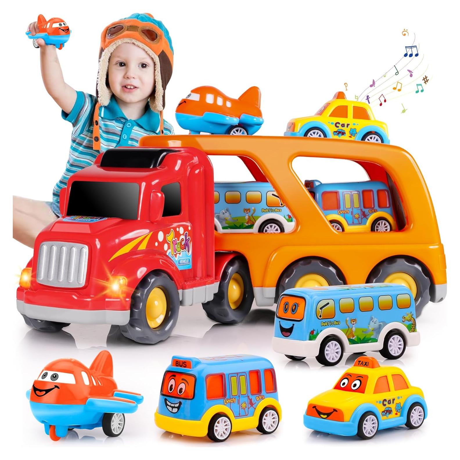 Camión Transportador de Juguetes Nicmore 5-en-1 para Niños