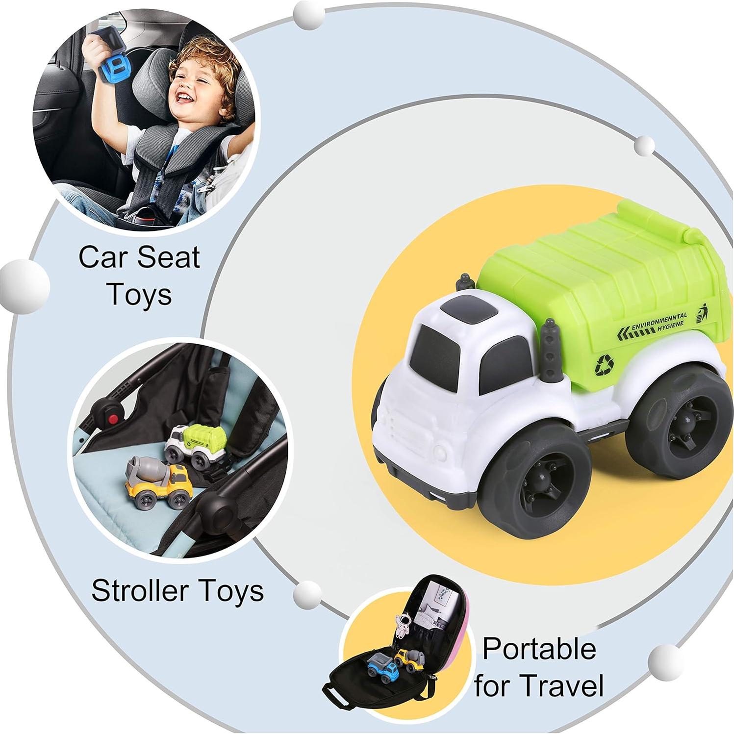 Juguetes de Coches por Fricción iPlay, iLearn - 6 Piezas