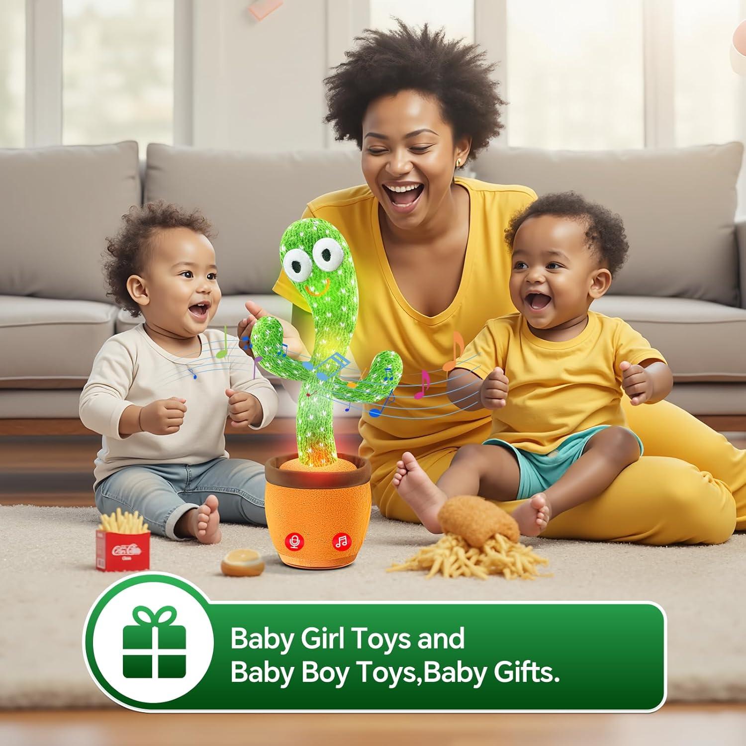 Juguete Cactus Hablante TWORIVER 32.4 cm Interactivo Bebés