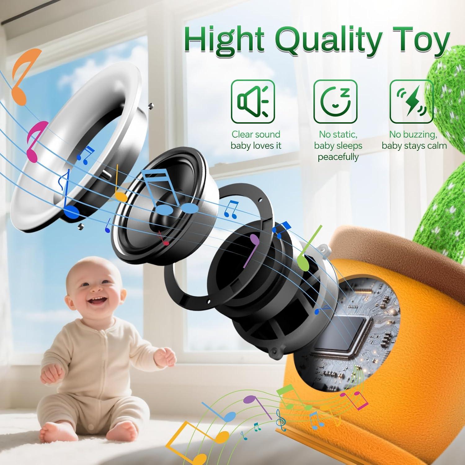 Juguete Cactus Hablante TWORIVER 32.4 cm Interactivo Bebés