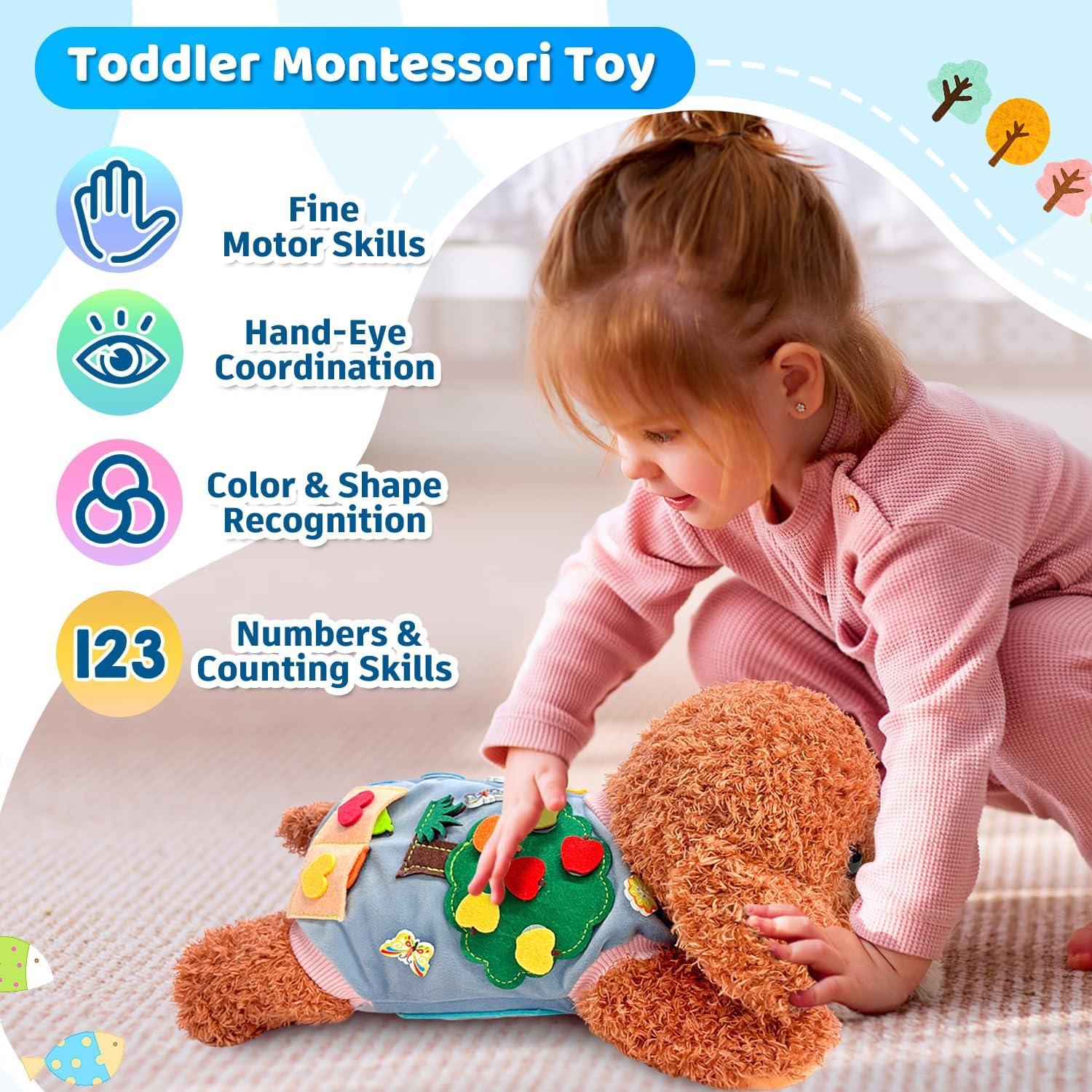 Juguete Montessori Sensorial para Bebés Qhukinnity 408g