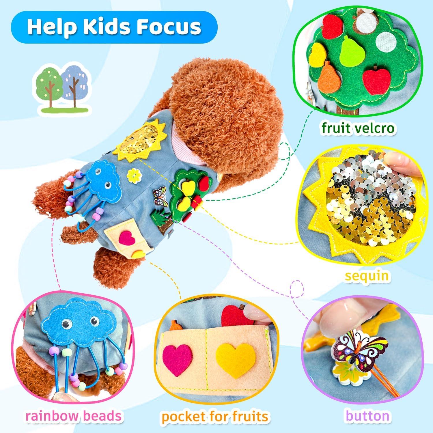 Juguete Montessori Sensorial para Bebés Qhukinnity 408g