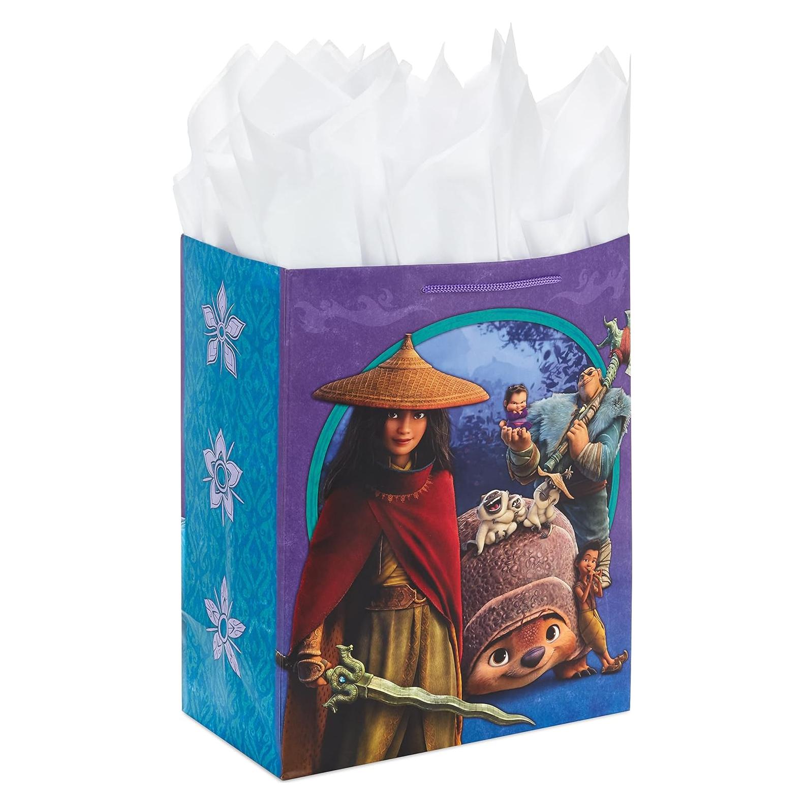 Bolsa de Regalo Grande Hallmark 33 cm Disney Raya y Sisu