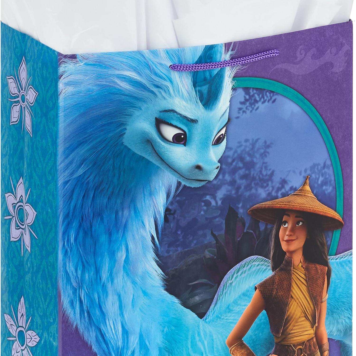 Bolsa de Regalo Grande Hallmark 33 cm Disney Raya y Sisu