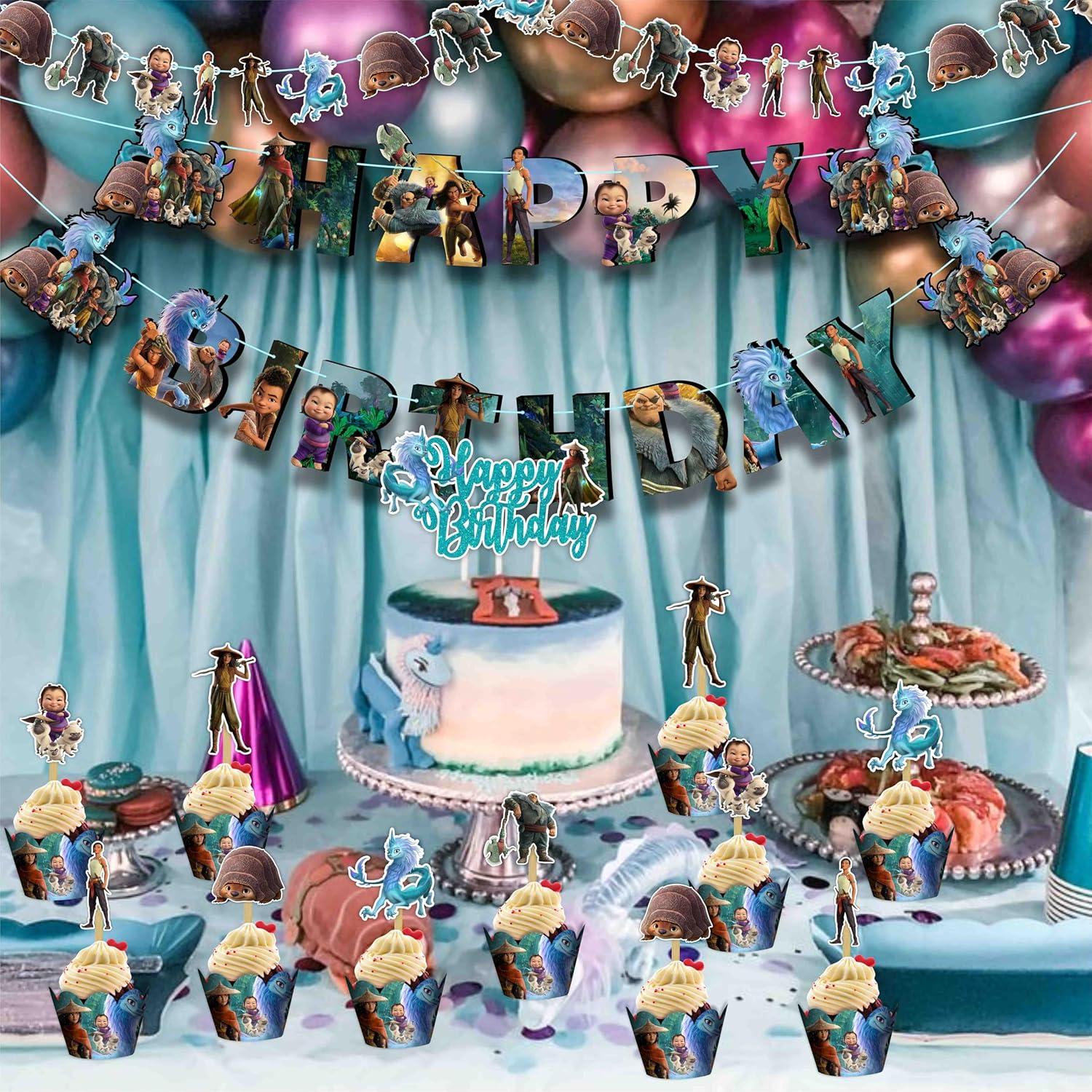 Suministros de Fiesta de Cumpleaños Raya y el Último Dragón