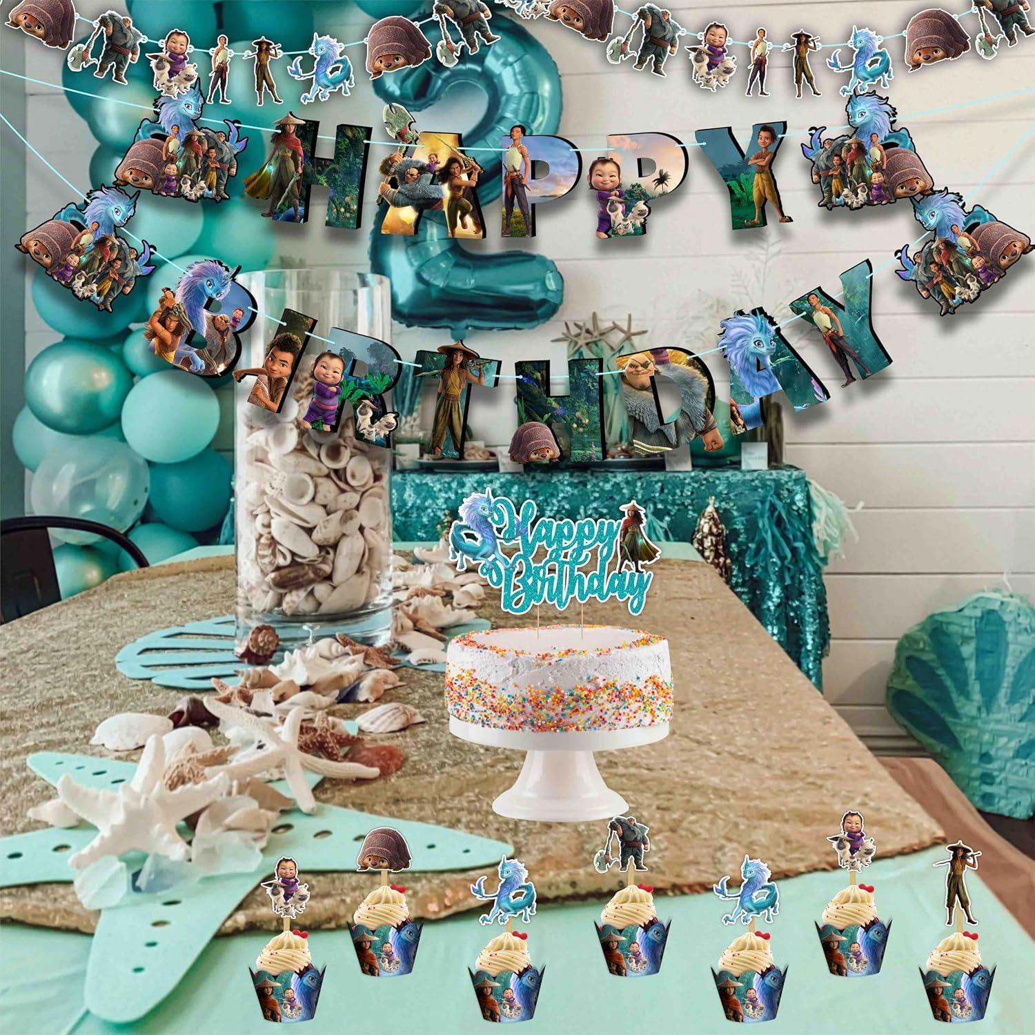 Suministros de Fiesta de Cumpleaños Raya y el Último Dragón