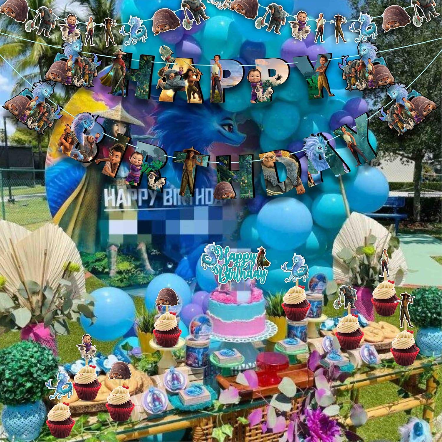 Suministros de Fiesta de Cumpleaños Raya y el Último Dragón