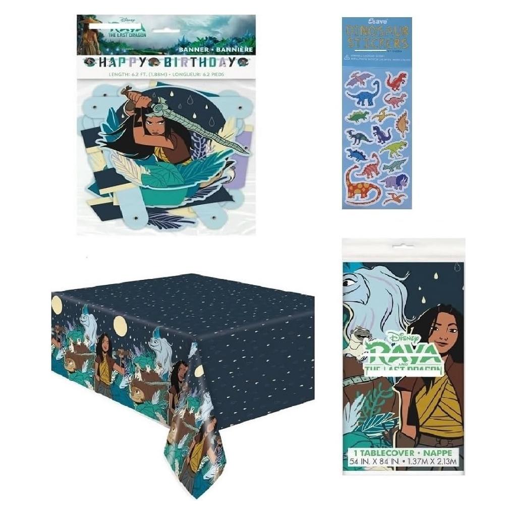 Suministros Fiesta Cumpleaños Raya y el Último Dragón