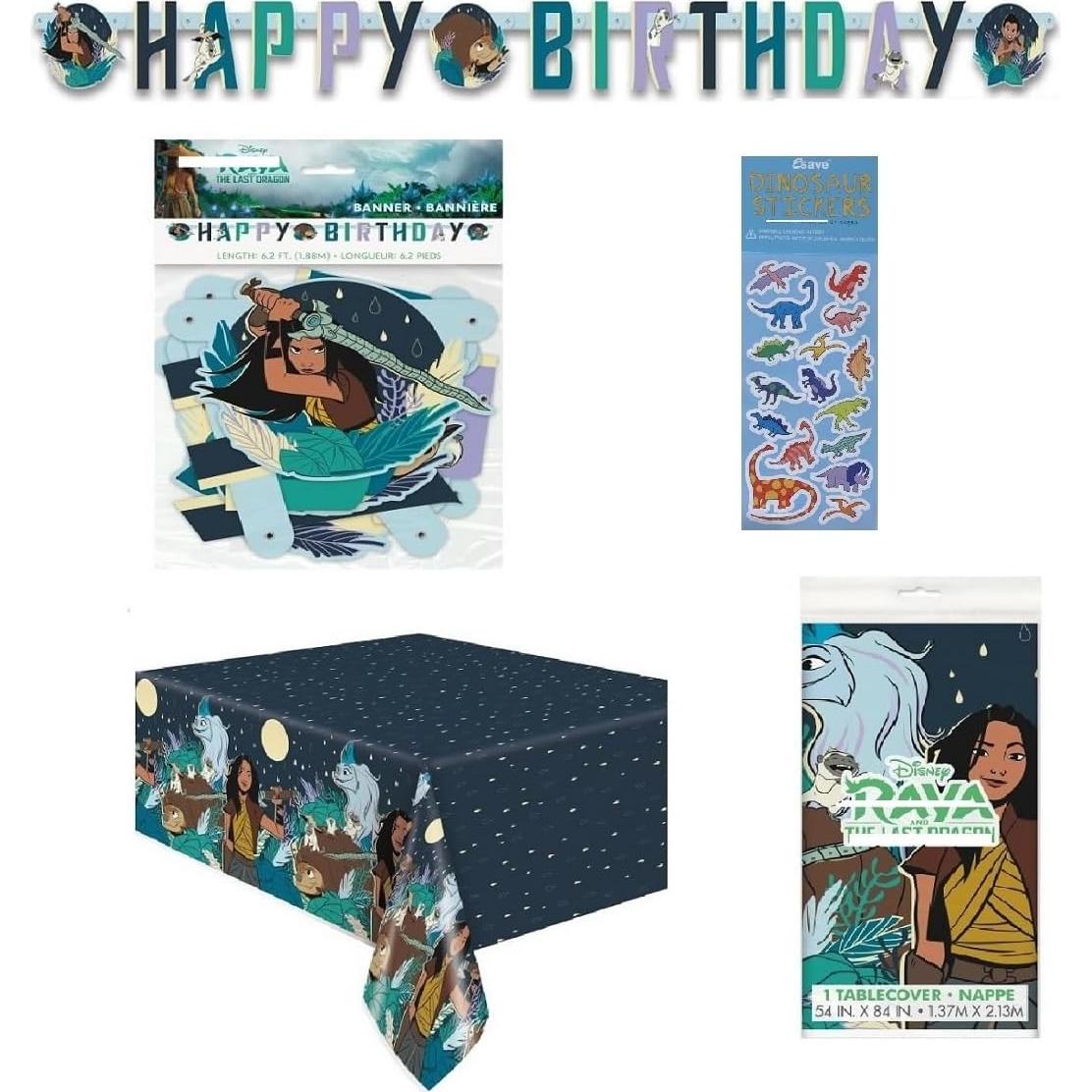 Suministros Fiesta Cumpleaños Raya y el Último Dragón
