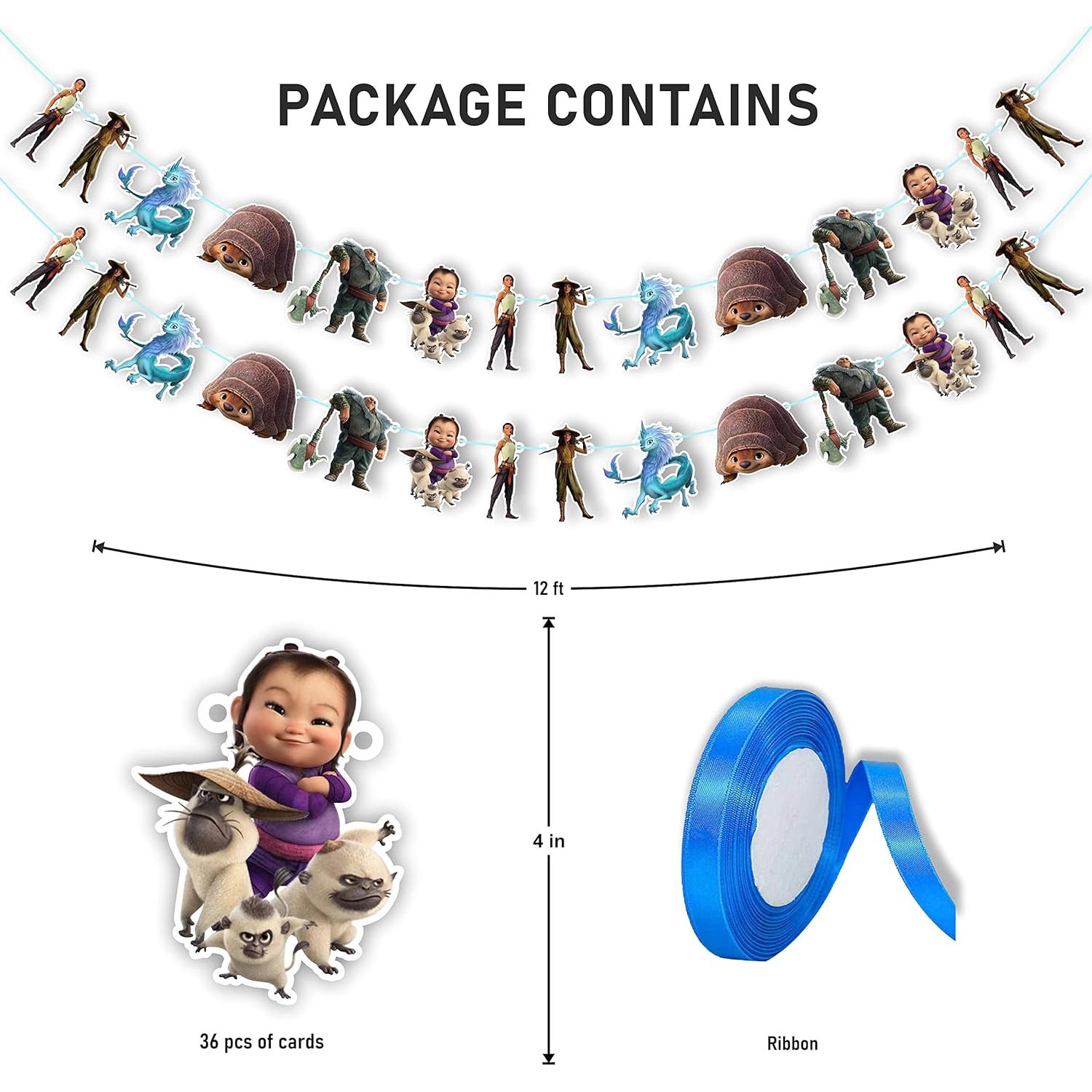 Decoración de Pared Raya y la Última Dragón 1.83m x 14cm