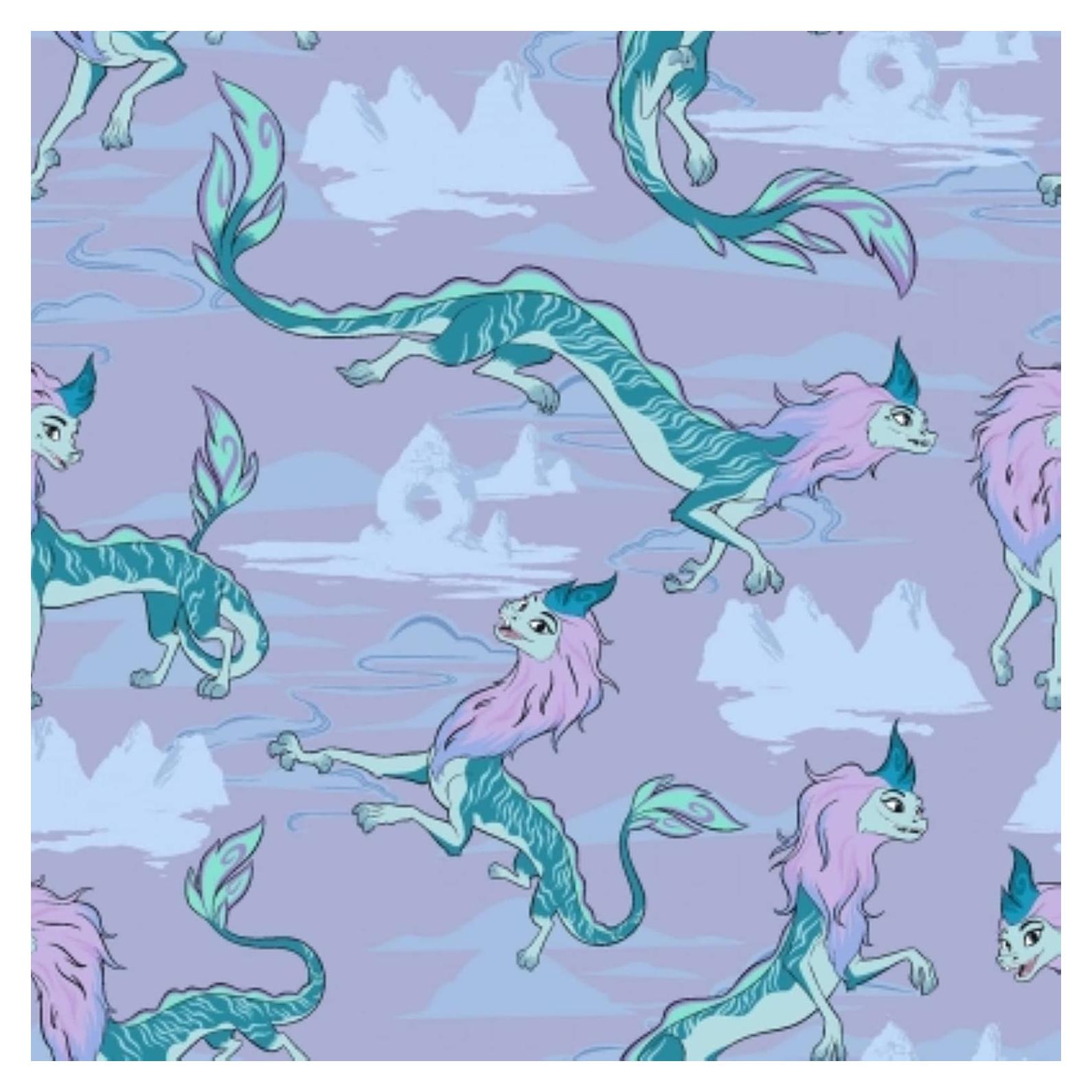 Tela de Algodón Disney Raya y La Última Dragón 112 cm