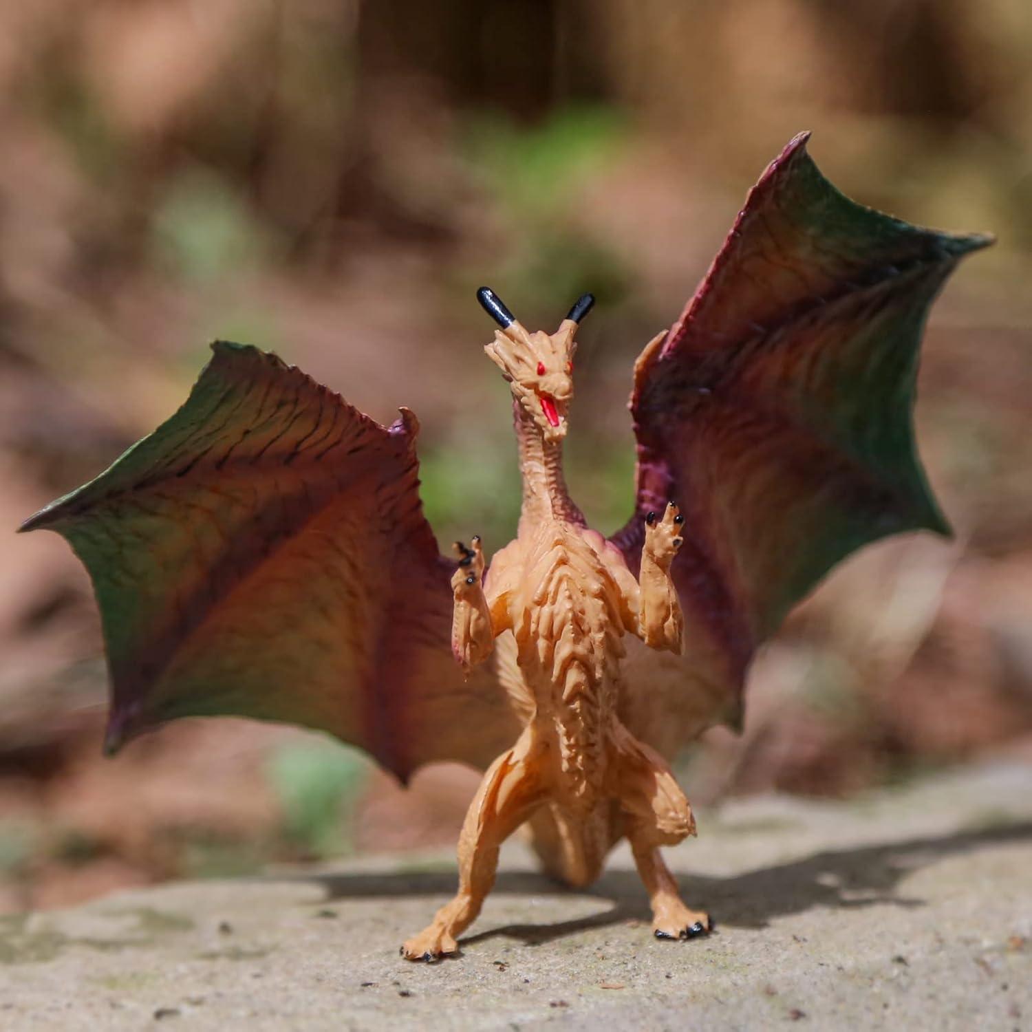 Figuras de Dragón de Juguete SIENON - 10 Piezas Coloridas