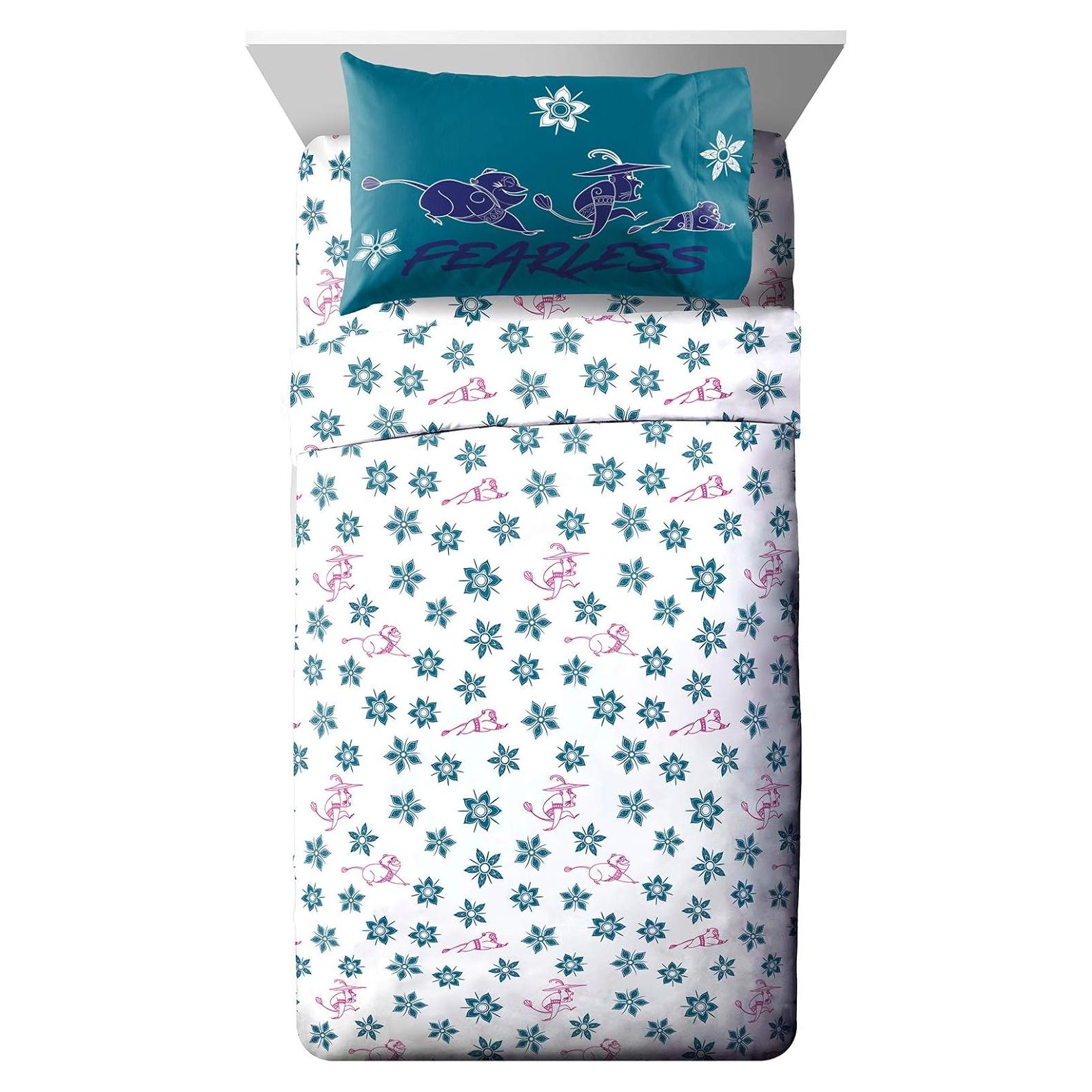 Juego de Sábanas Gemelas Disney Raya y el Último Dragón - 3 Piezas Microfibra