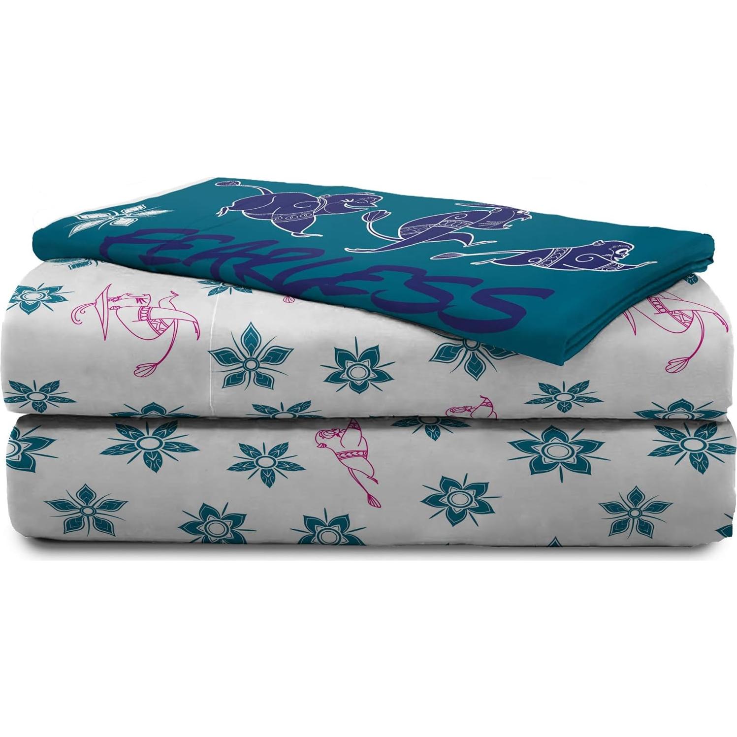 Juego de Sábanas Gemelas Disney Raya y el Último Dragón - 3 Piezas Microfibra