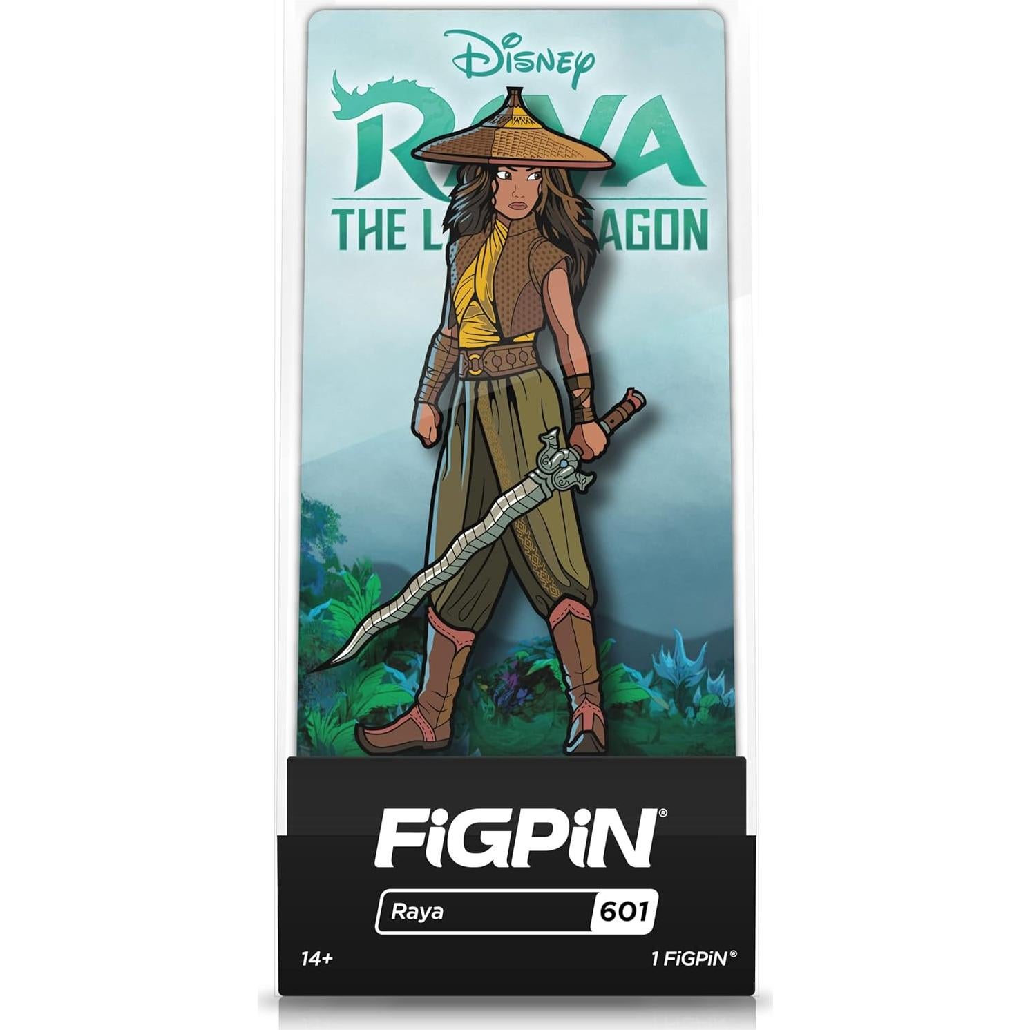 Pin de Esmalte FiGPiN Disney Raya #601 - 76.2mm