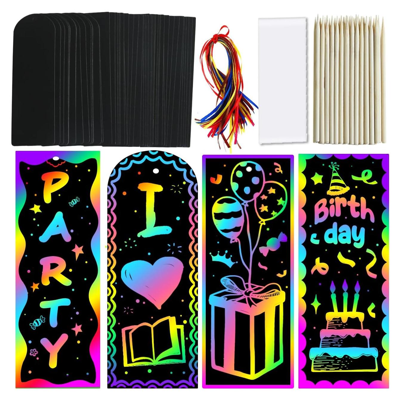 Marcadores Rascables ZMLM para Niños - 36 Piezas con Estiletes