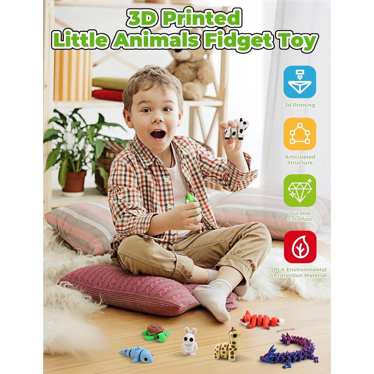 Conjunto de Juguetes de Animales 3D Eisfiel - 15 Piezas