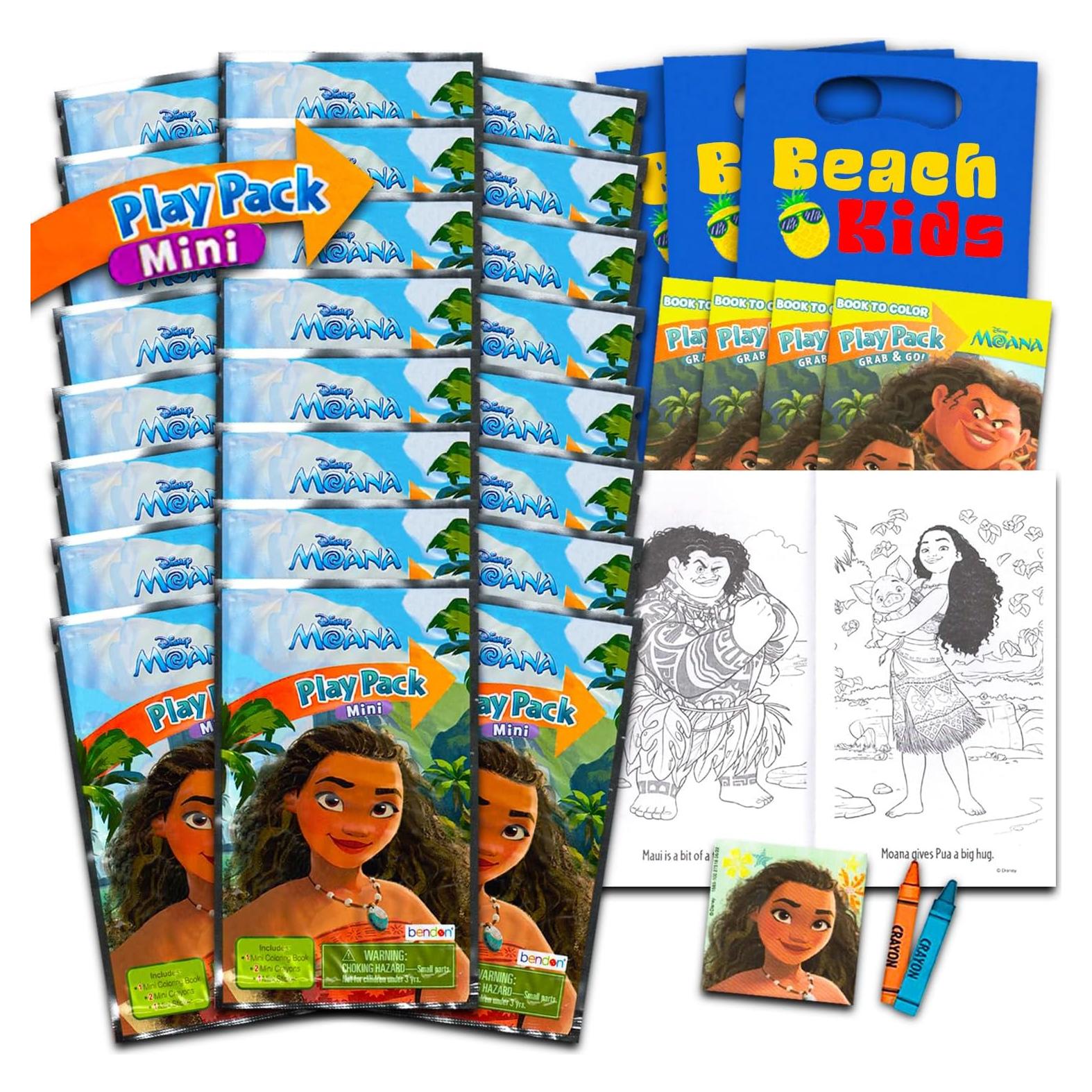 Paquete de 24 Favoritos de Fiesta Disney Moana - Suministros