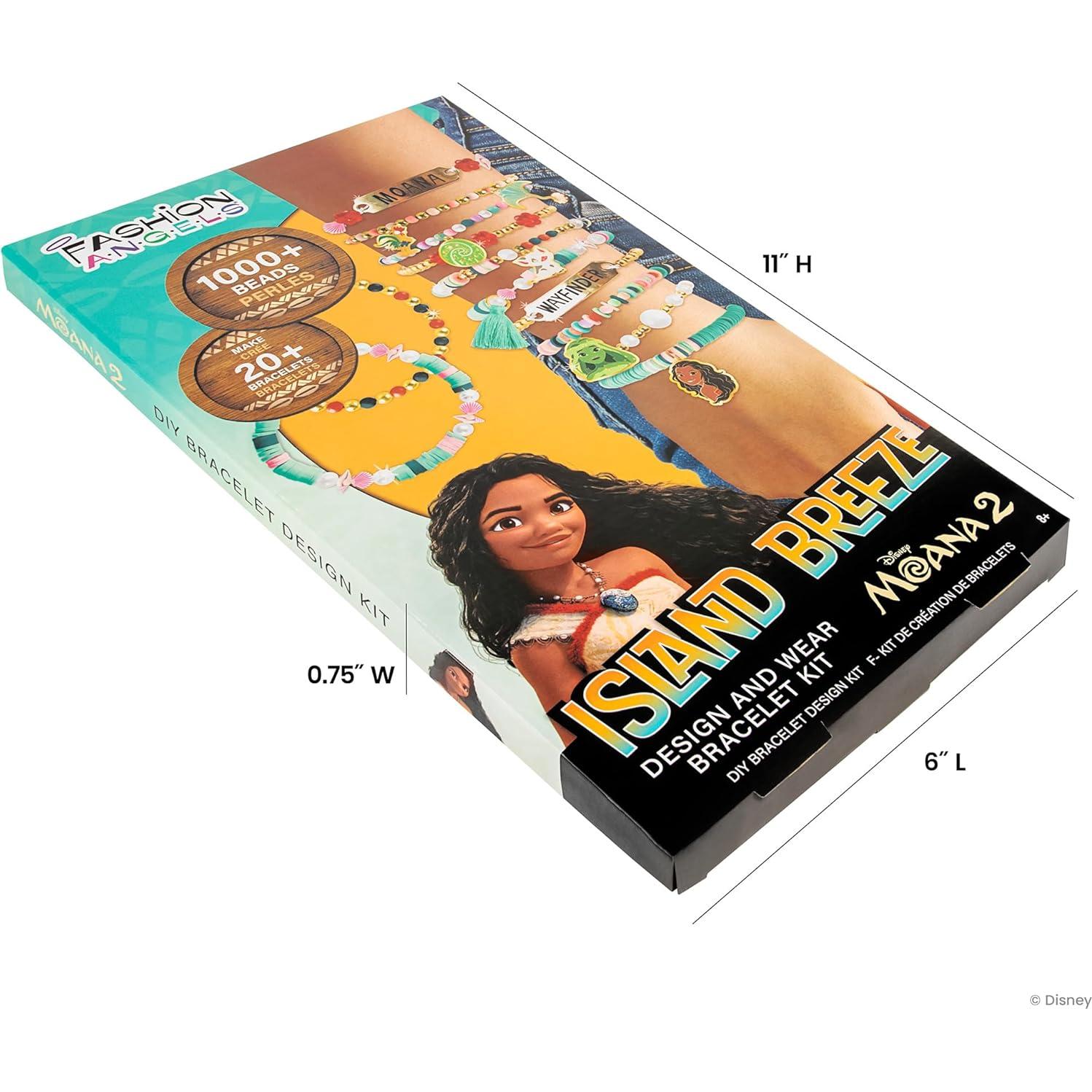 Kit de Pulseras DIY Disney Moana 2 Fashion Angels - 1000 Cuentas