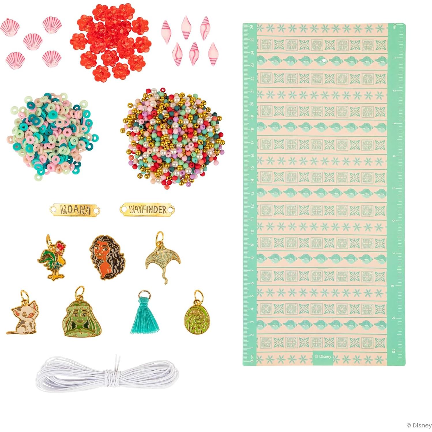 Kit de Pulseras DIY Disney Moana 2 Fashion Angels - 1000 Cuentas