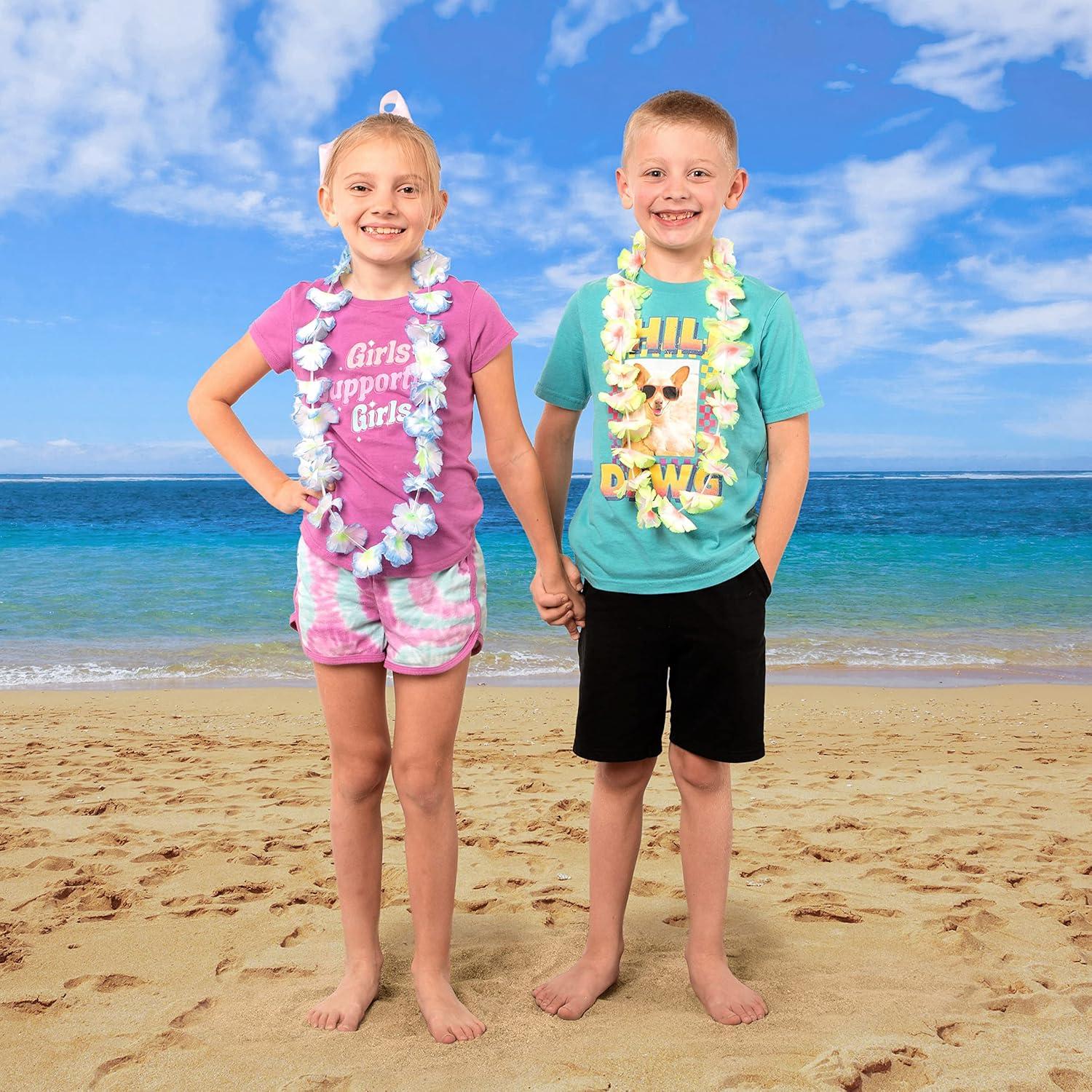 Collares Hawaianos Joyin 36 Piezas 91.44 cm Fiesta Luau