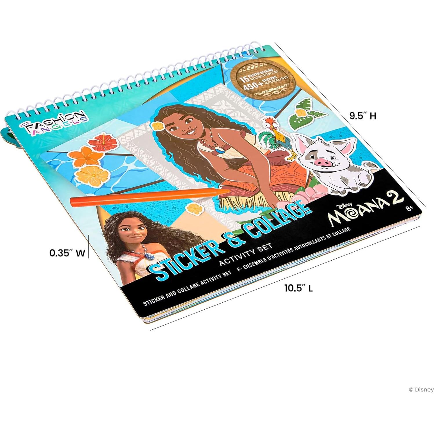 Conjunto de Pegatinas y Collage Disney Moana 450+ Piezas