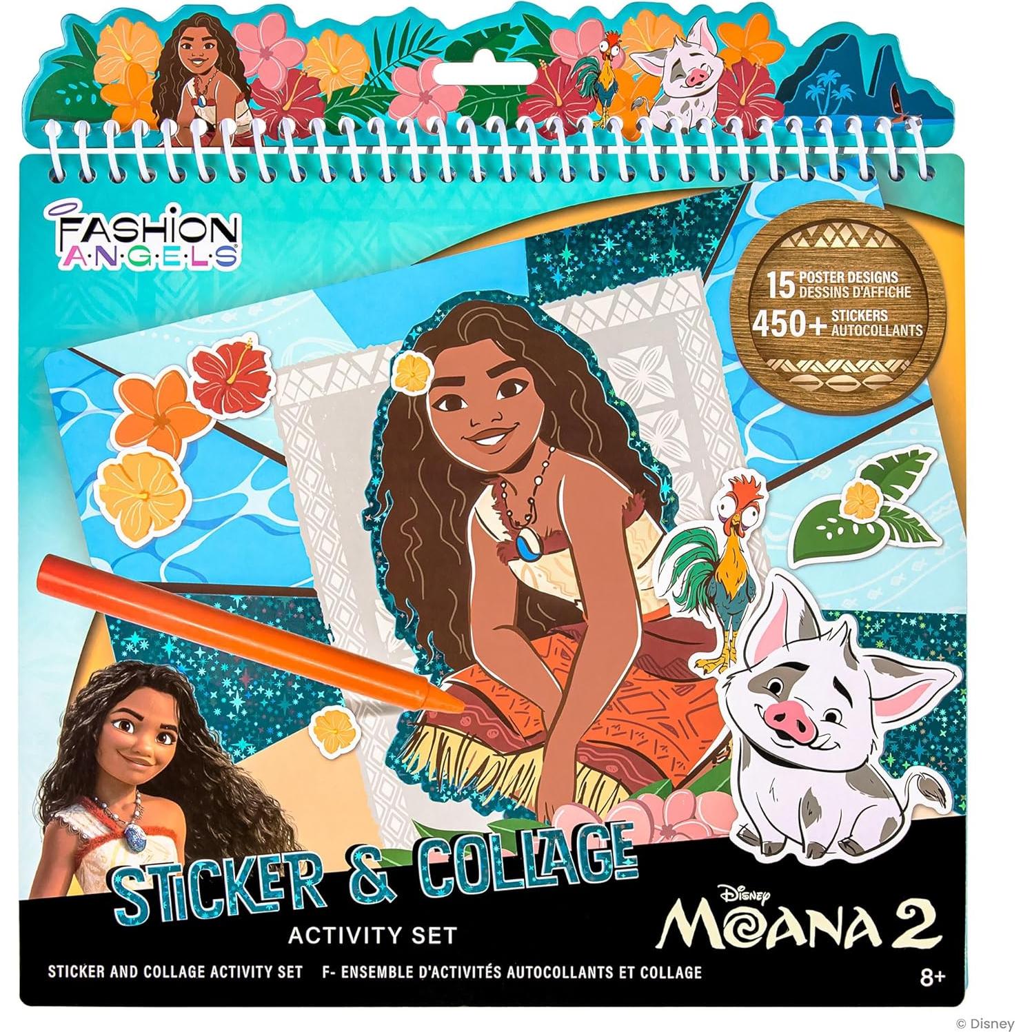 Conjunto de Pegatinas y Collage Disney Moana 450+ Piezas