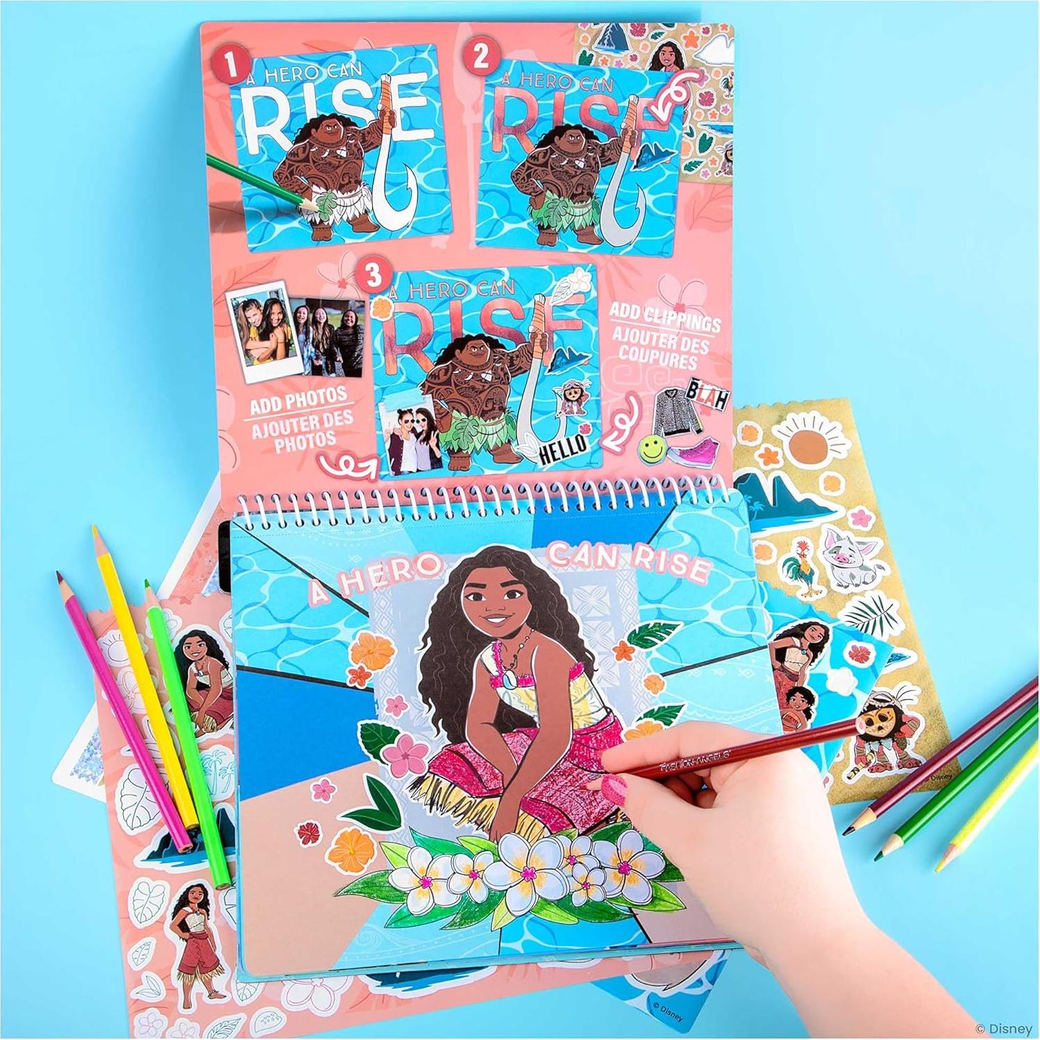 Conjunto de Pegatinas y Collage Disney Moana 450+ Piezas