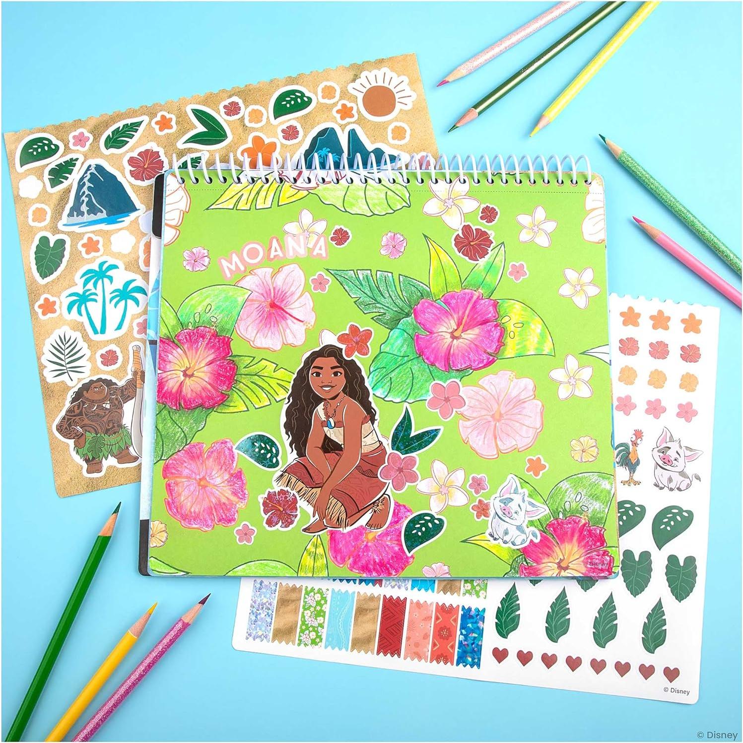 Conjunto de Pegatinas y Collage Disney Moana 450+ Piezas