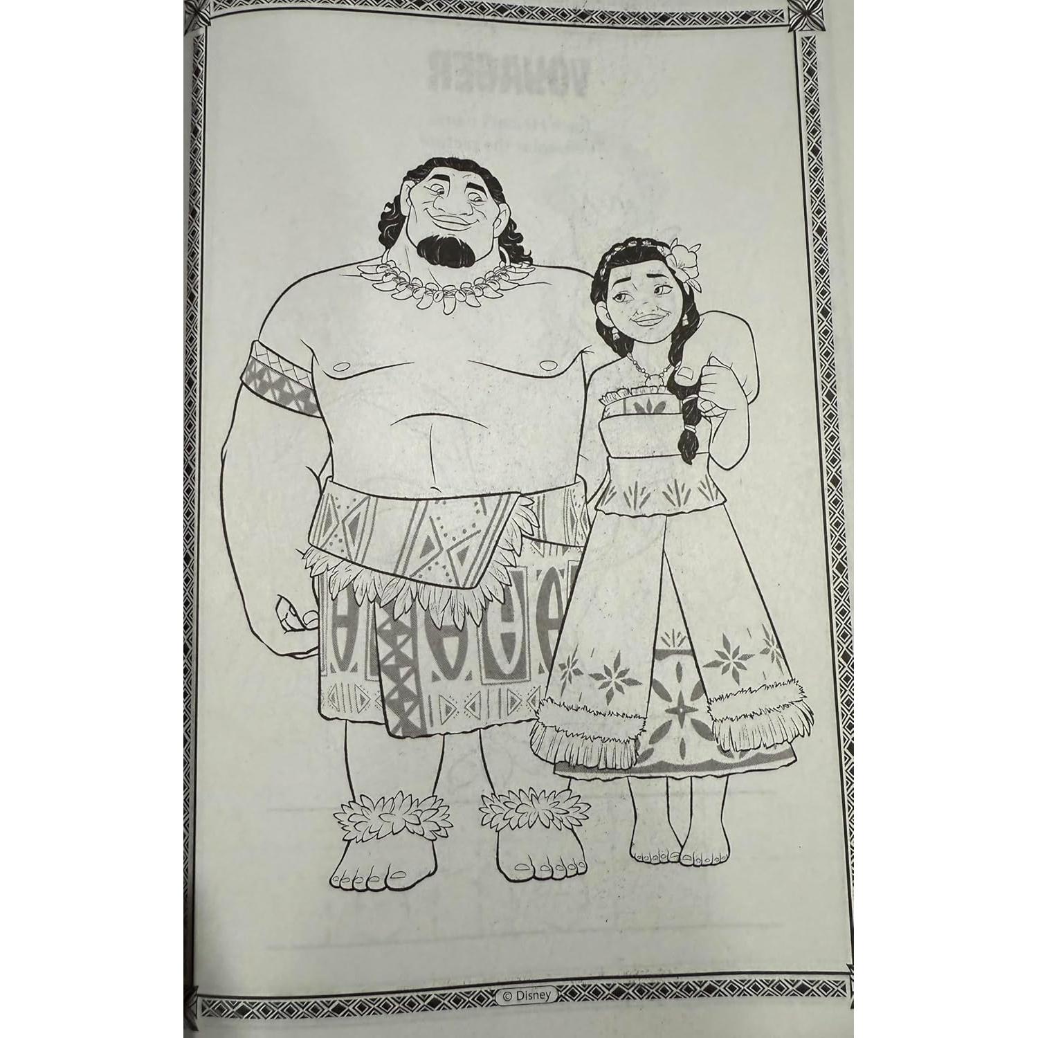 Libro de Colorear Jumbo Disney Moana 2 - Hermanas a Través de las Olas