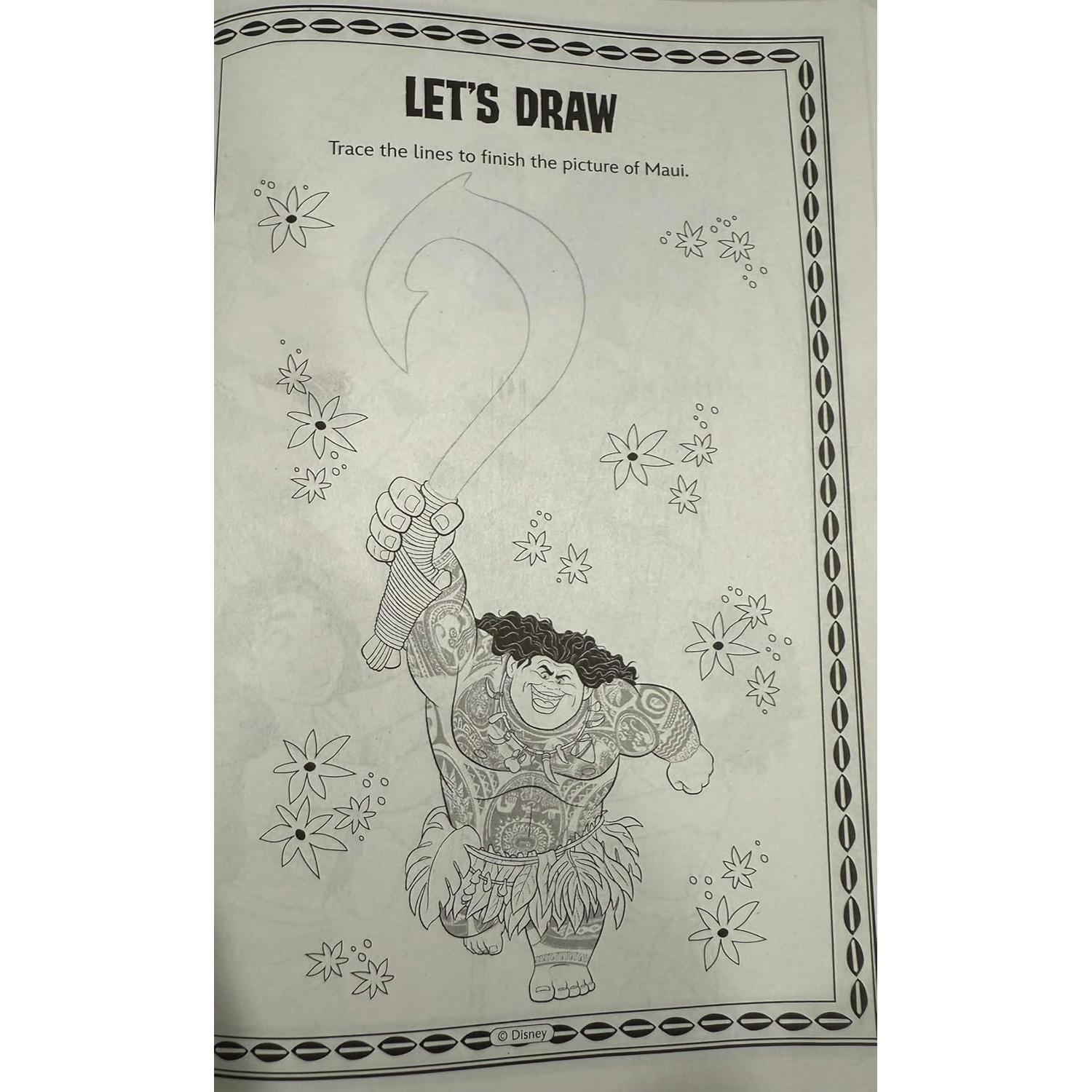 Libro de Colorear Jumbo Disney Moana 2 - Hermanas a Través de las Olas