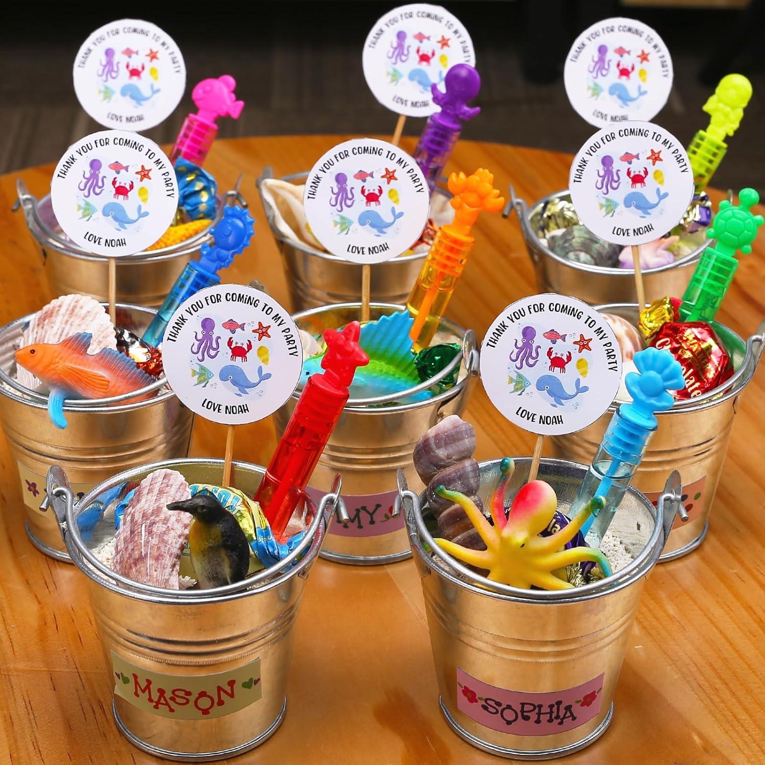 Paquete de 32 Mini Varitas de Burbujas Cawiew para Niños