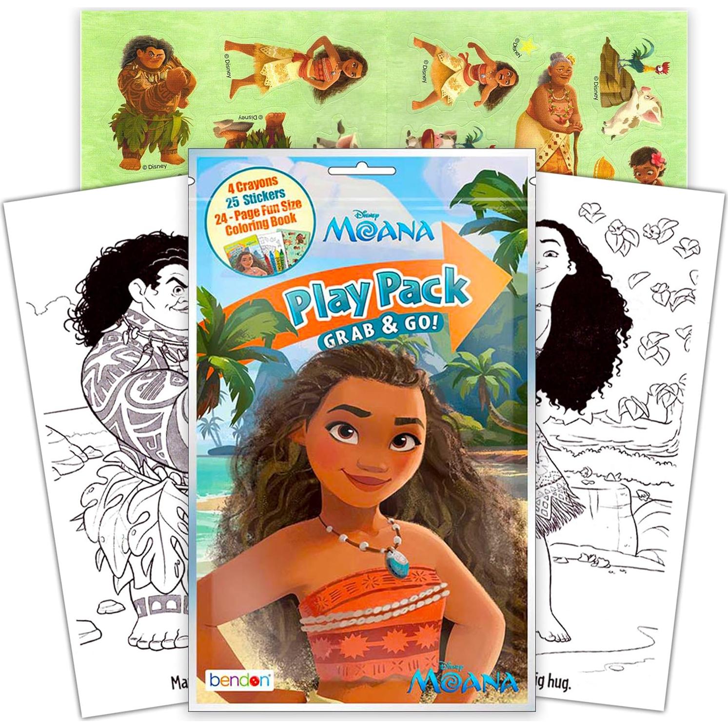 Conjunto de 15 Paquetes de Juego Disney Moana para Niños