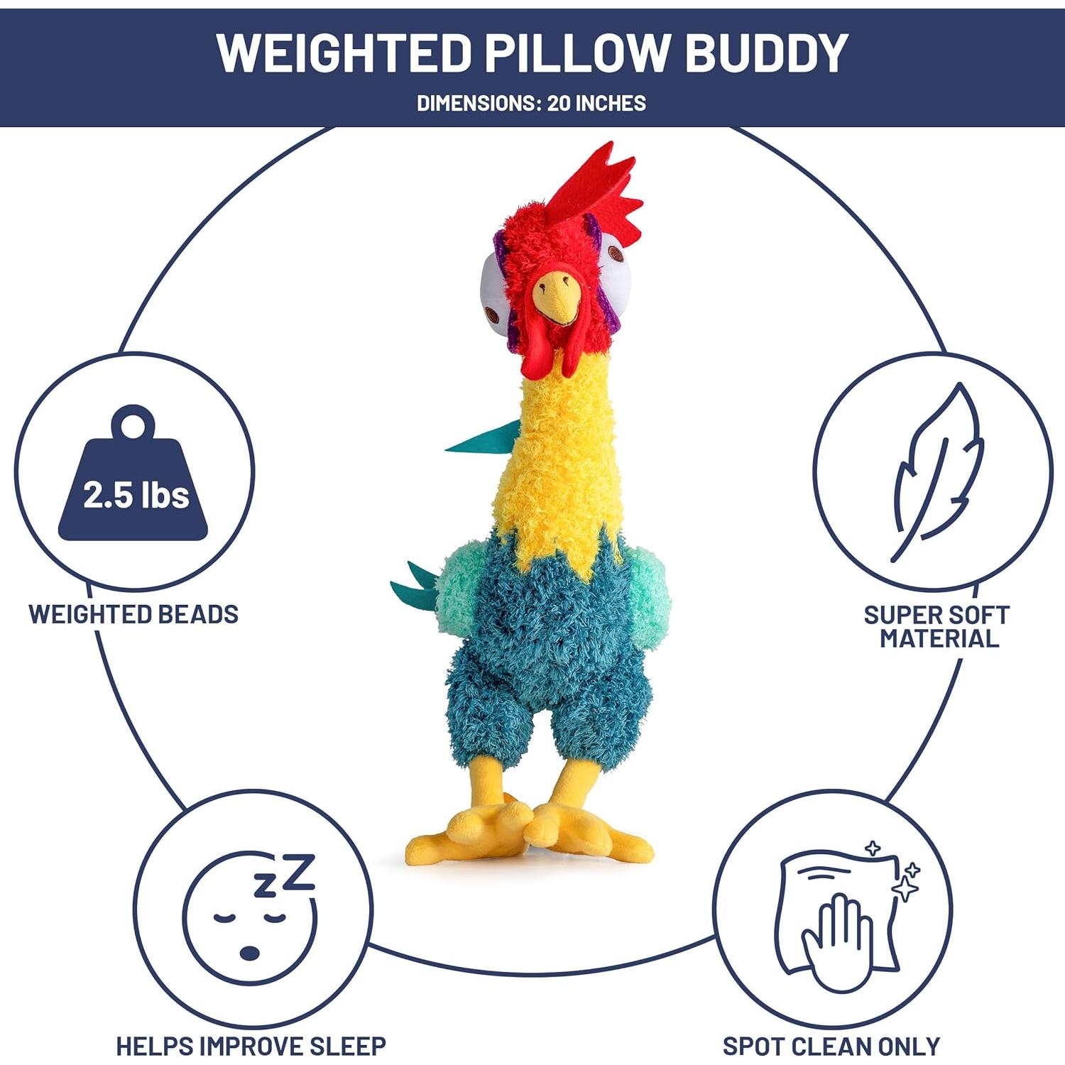 Almohada de Peluche con Peso Hei Hei Disney 50 cm