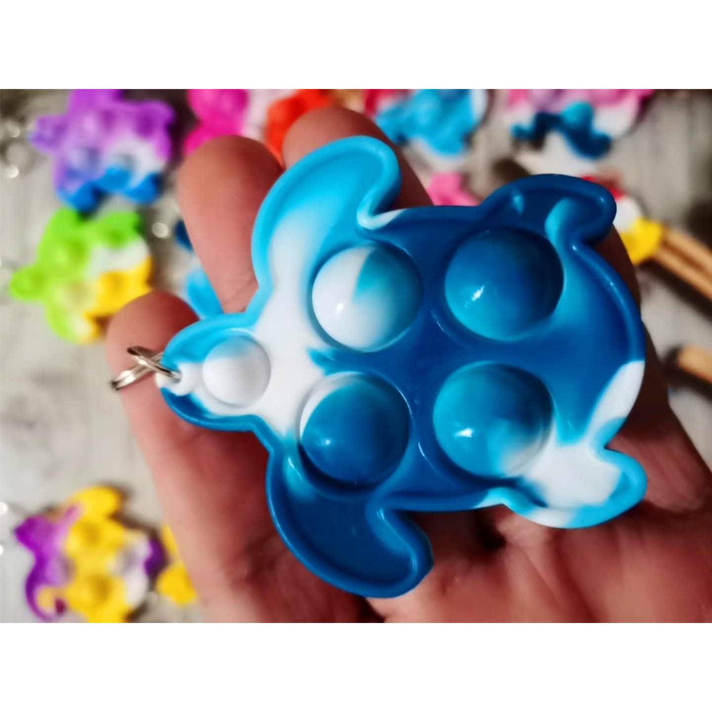 20 Llaveros Tortuga Pop Mini Roaqua - Juguetes de Fiesta