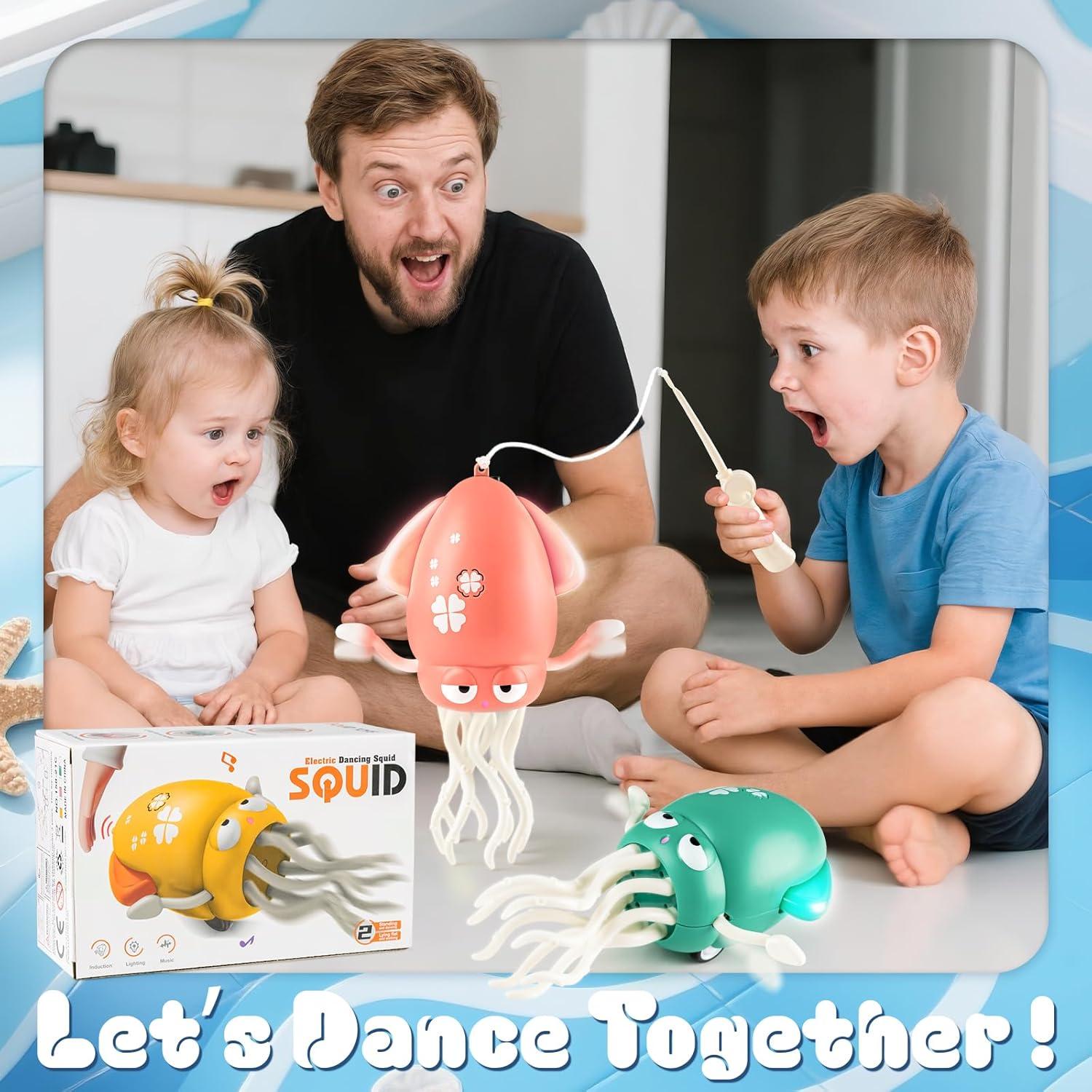 Juguete Interactivo de Pulpo Eléctrico Blf Fun Rosa