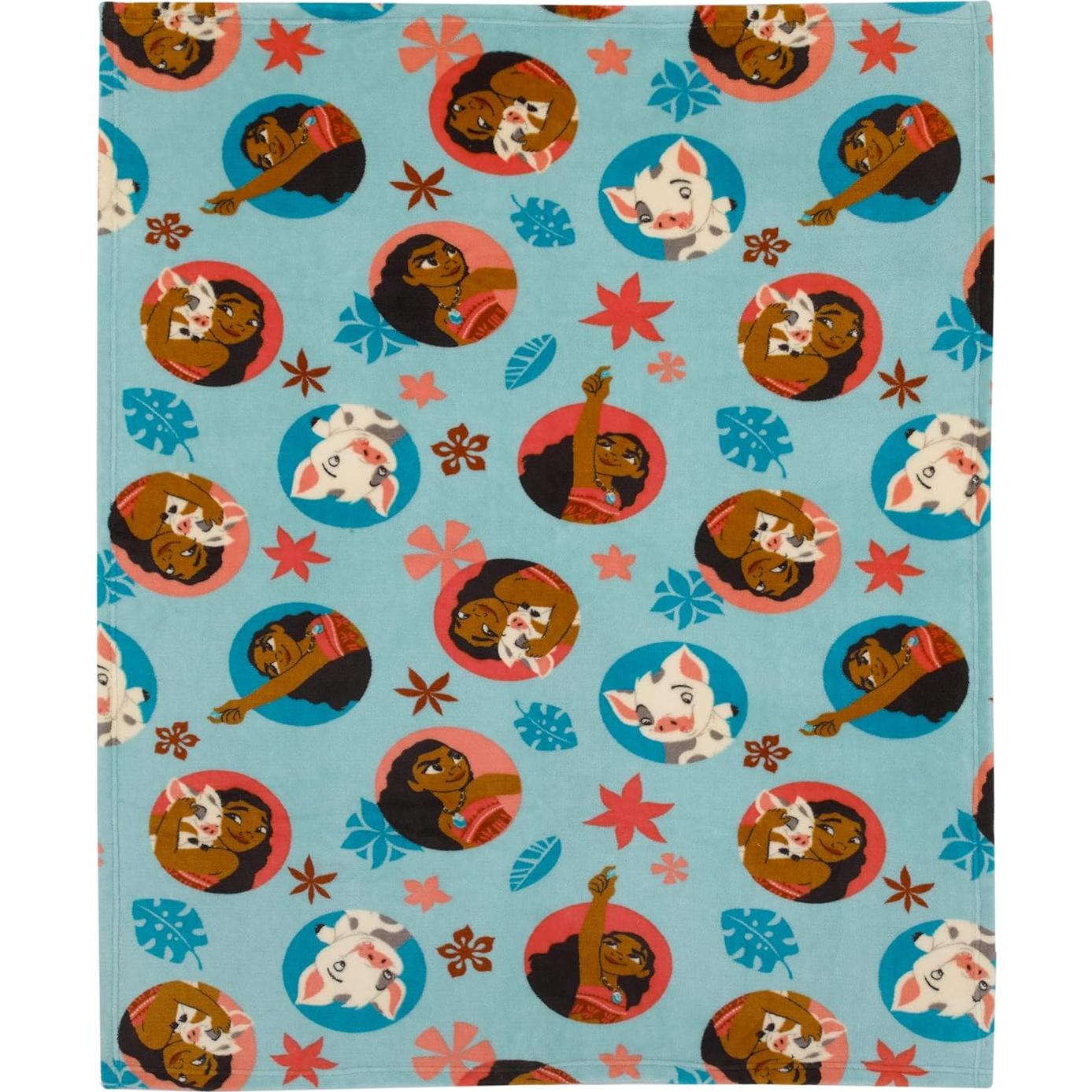 Manta para Niños Moana Libre como el Océano NoJo 127x101 cm