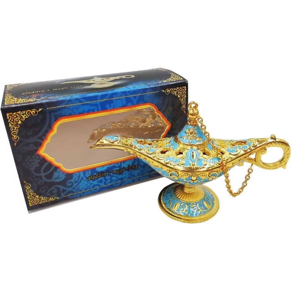 Lámpara Mágica de Aladino Hora de Aladino Pequeña Azul