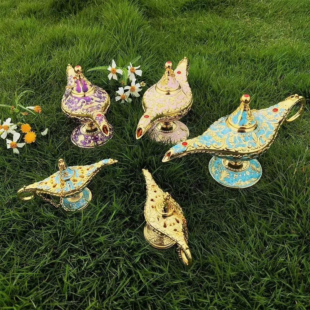 Lámpara Mágica de Aladino Hora de Aladino Pequeña Azul