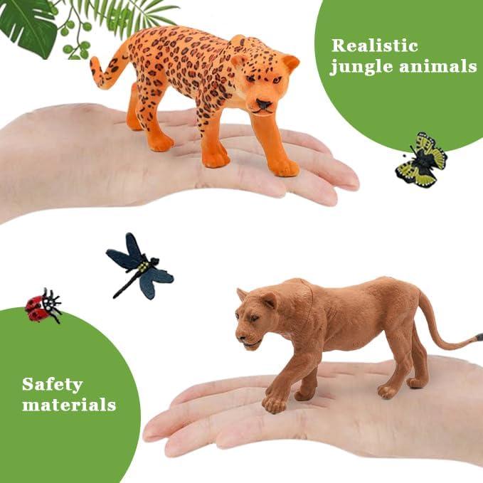 49 Piezas Figuras de Animales de Selva ShenZhen 3.8-6.4 cm