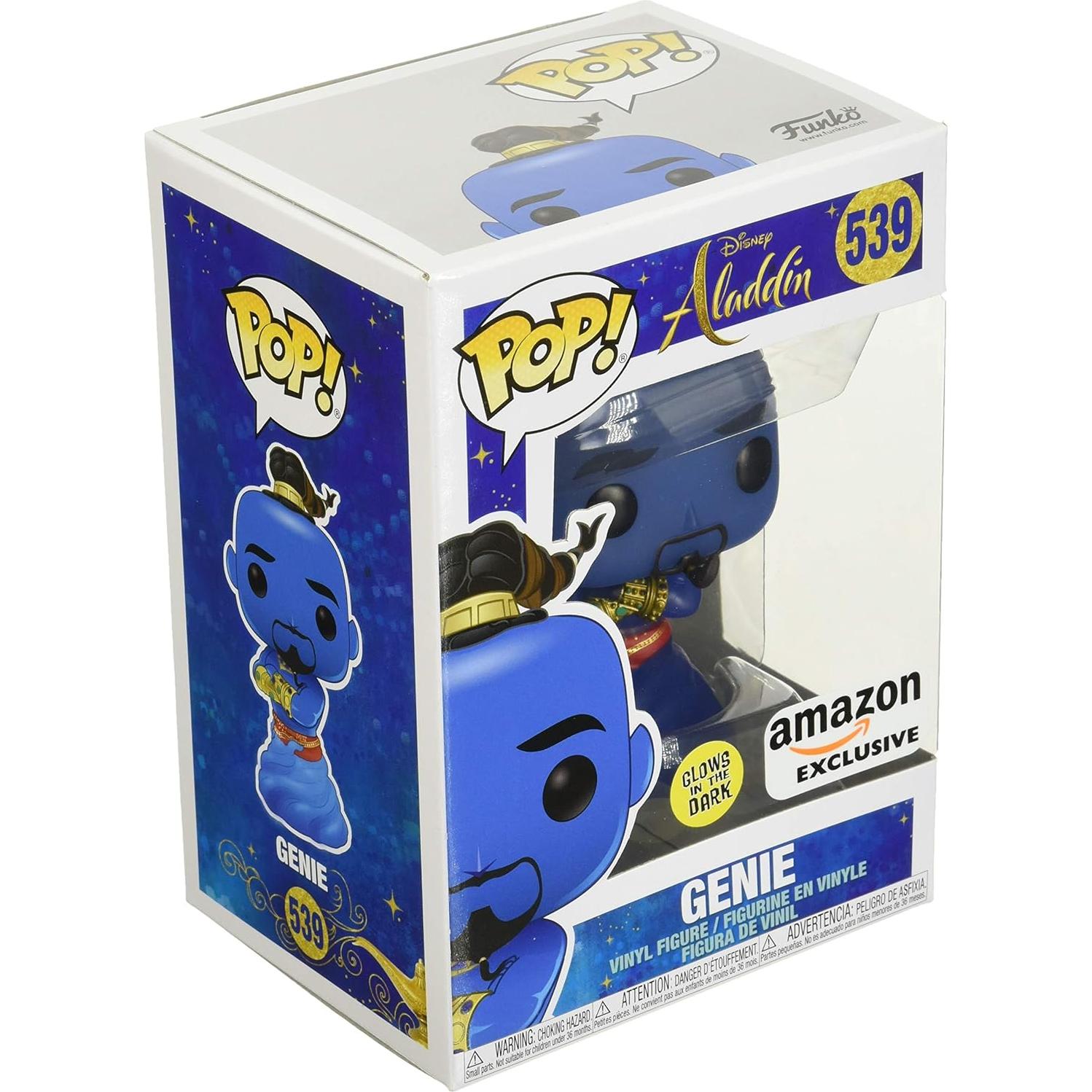 Figura Pop Aladino Genio Brilla en la Oscuridad Funko 9.53 cm