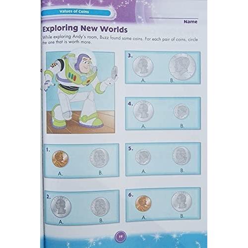 Cuaderno de Trabajo Disney Pixar Tiempo y Dinero 32 Páginas